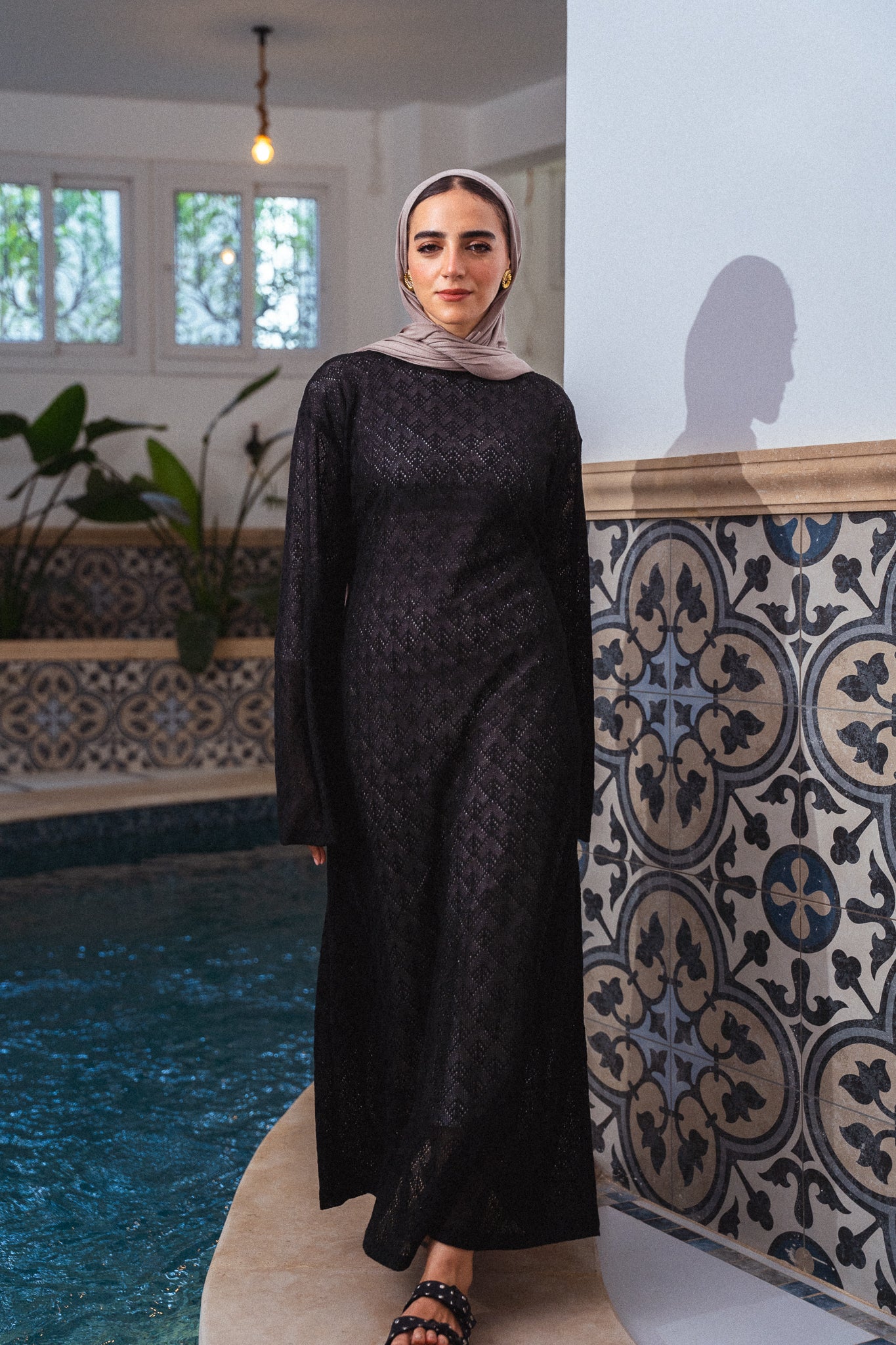 Remal Knit Dress - Black