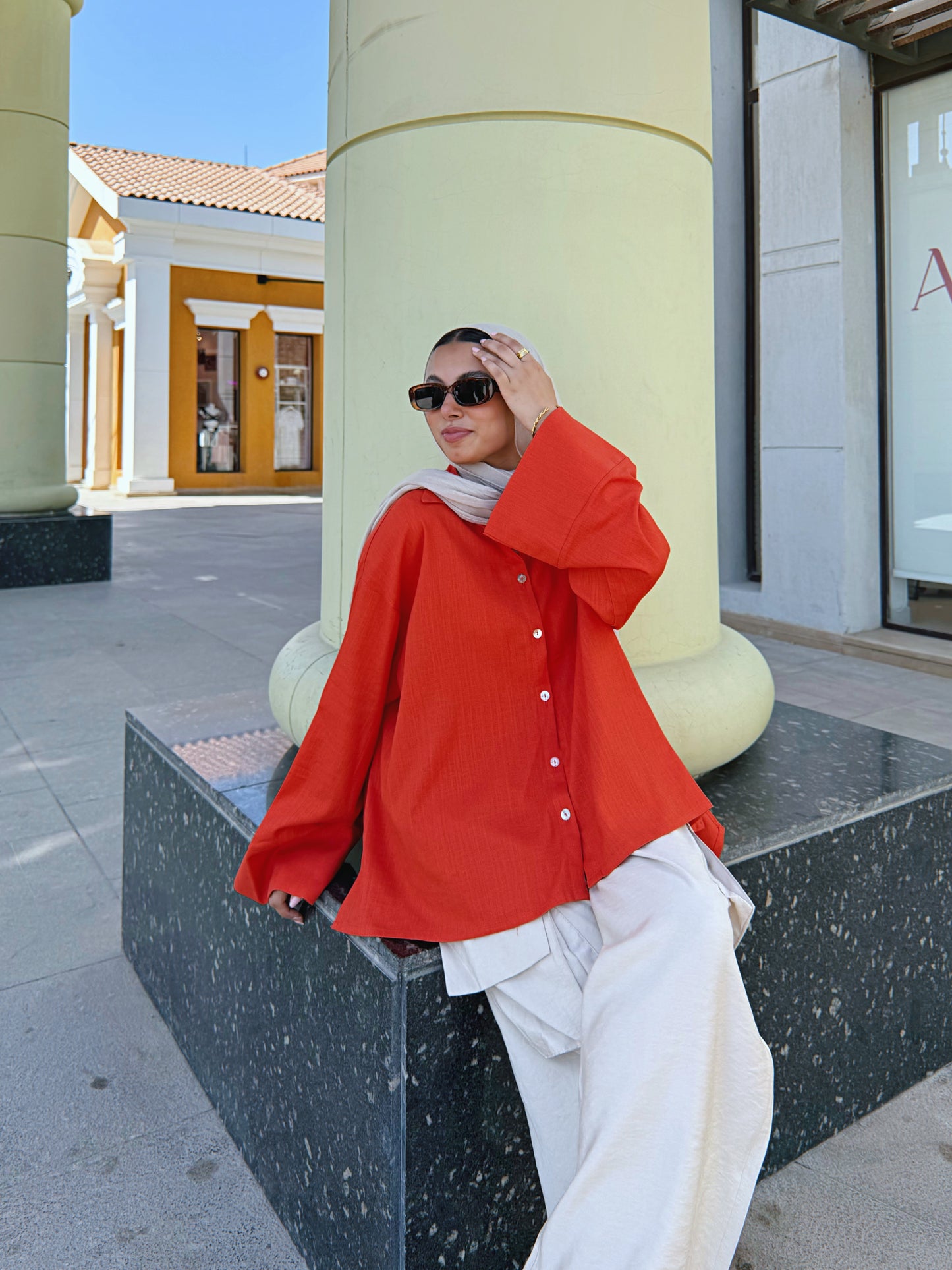 Ease Shirt - Chrome Orange