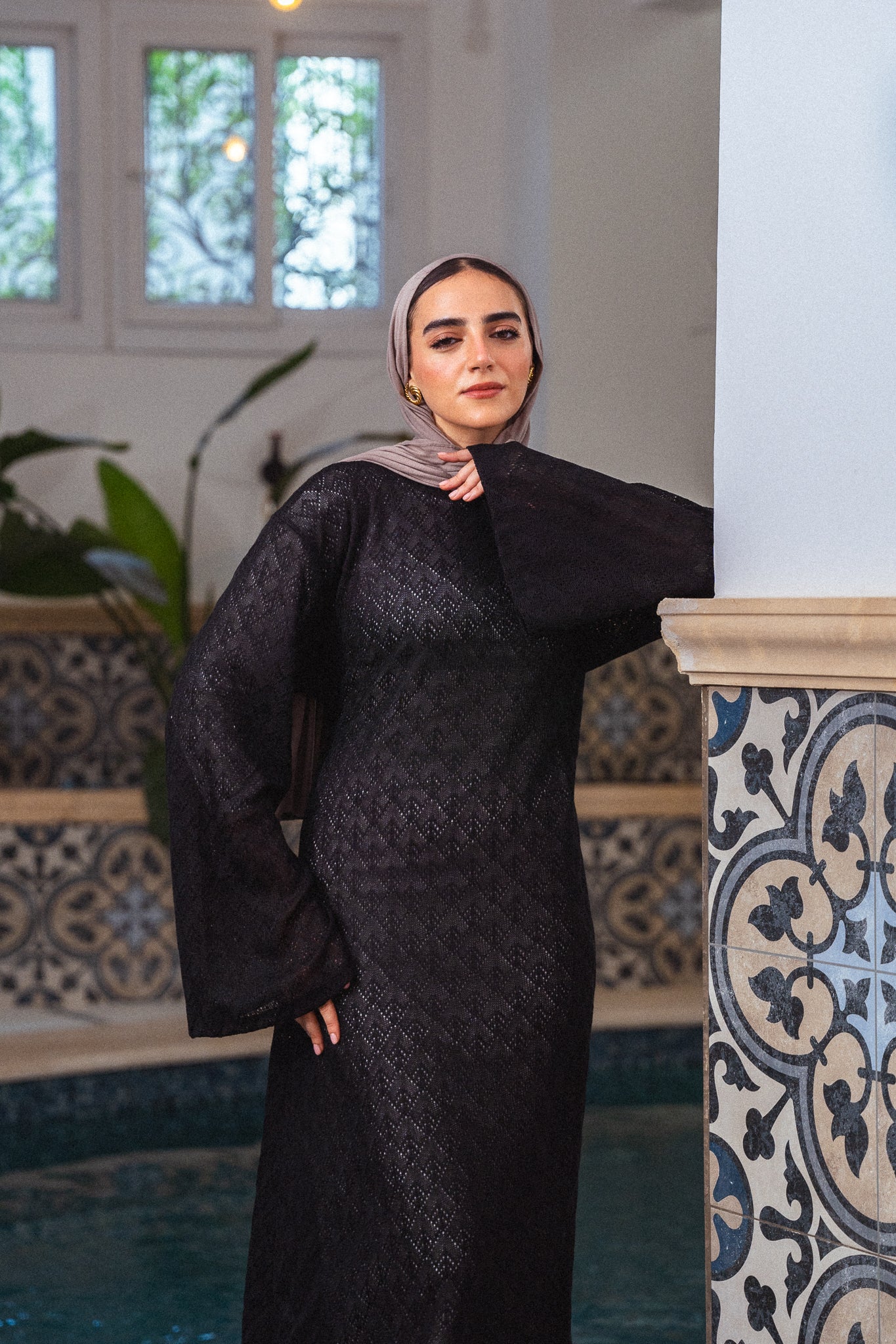 Remal Knit Dress - Black