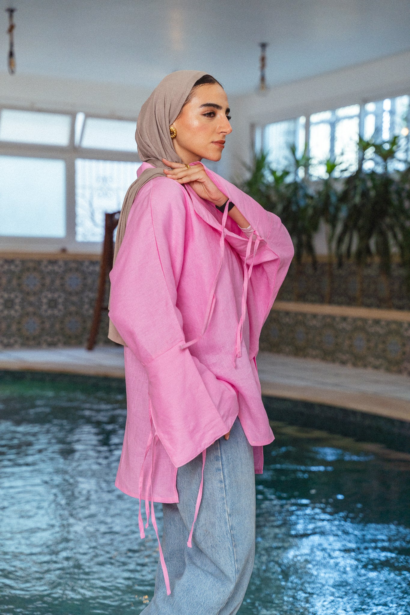 Linen Soul Top - Pink