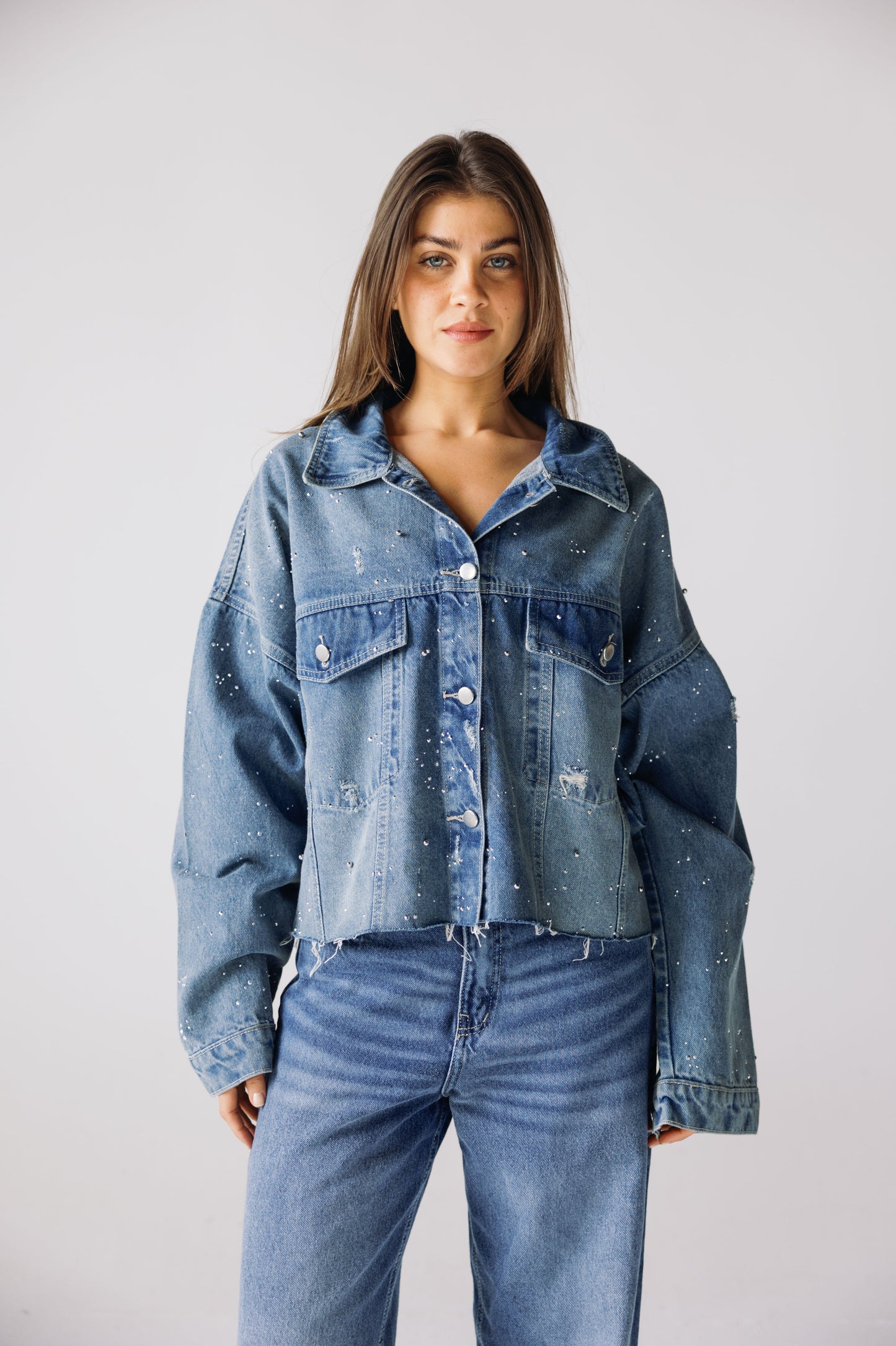 Starfall Denim Jacket - Vintage Blue