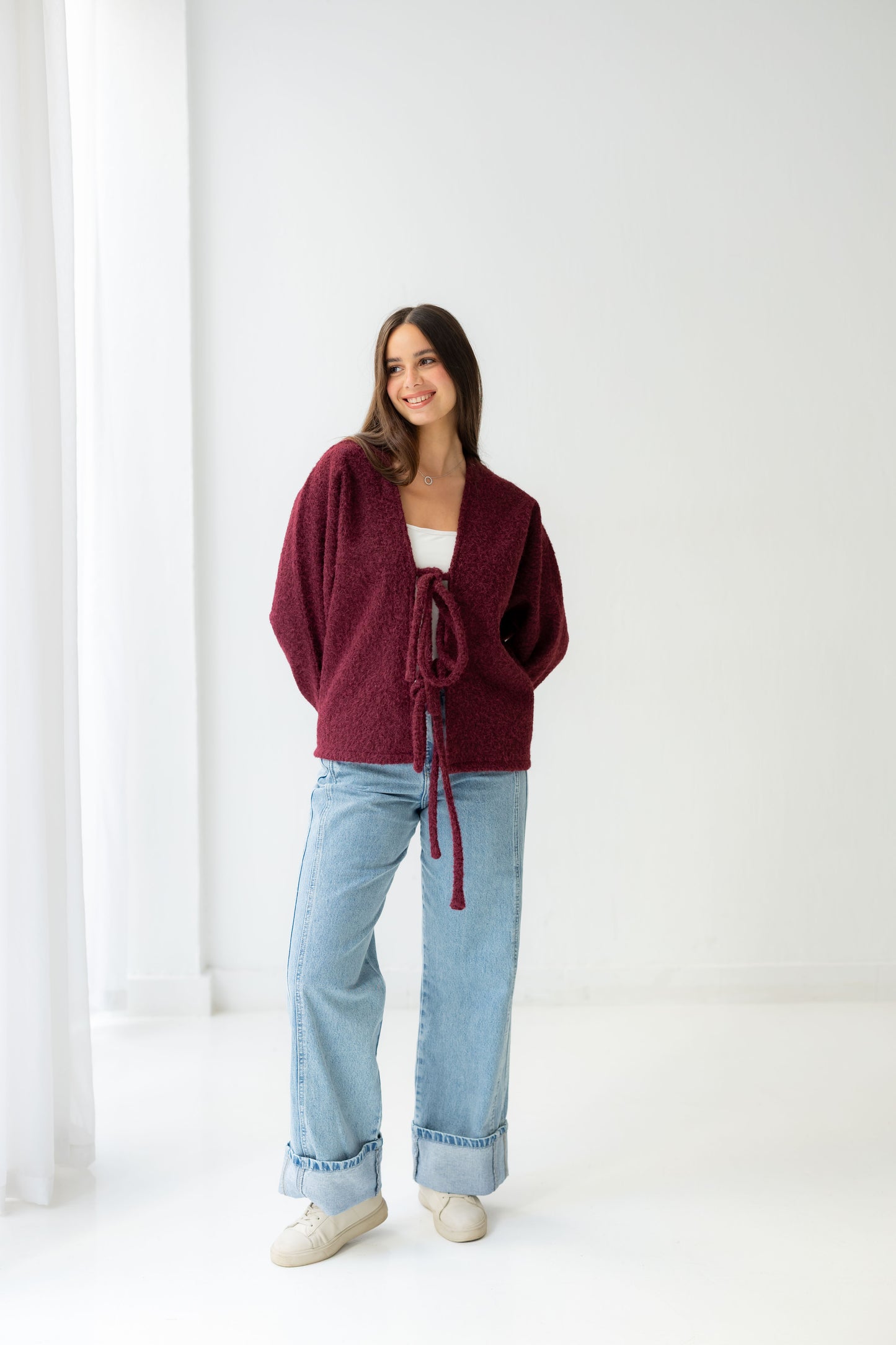 Dream Butterfly Top - Burgandy