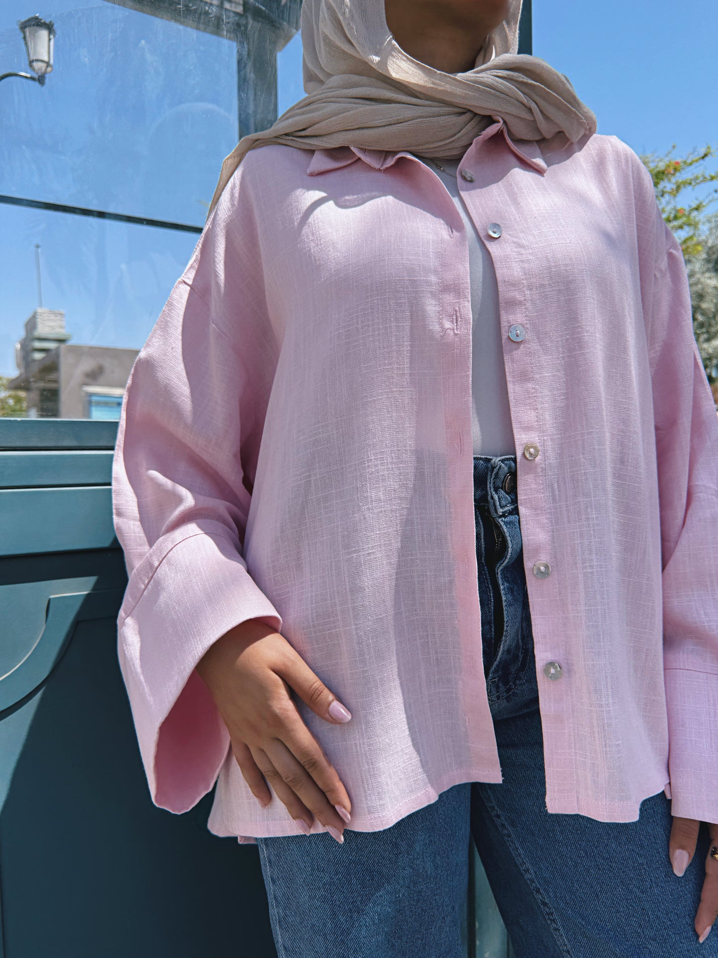 Ease Shirt - Rose