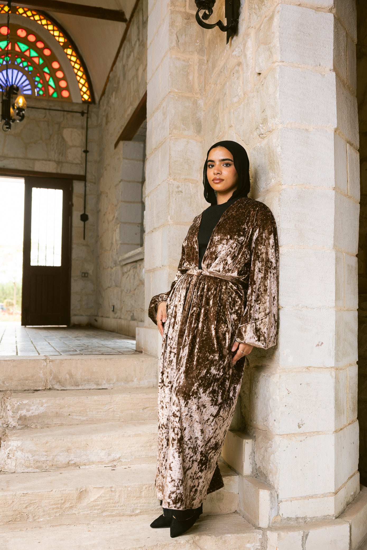 Moonfall Kimono - Soft Bronze