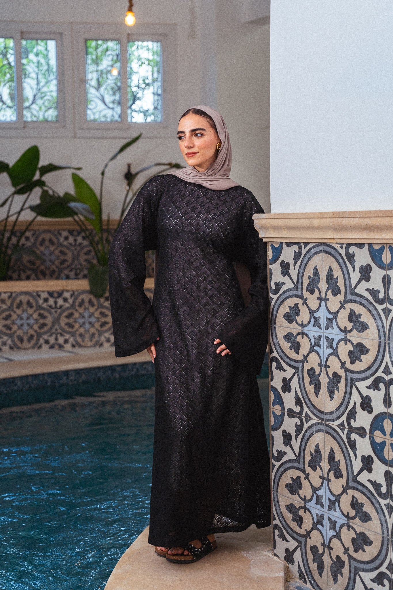 Remal Knit Dress - Black