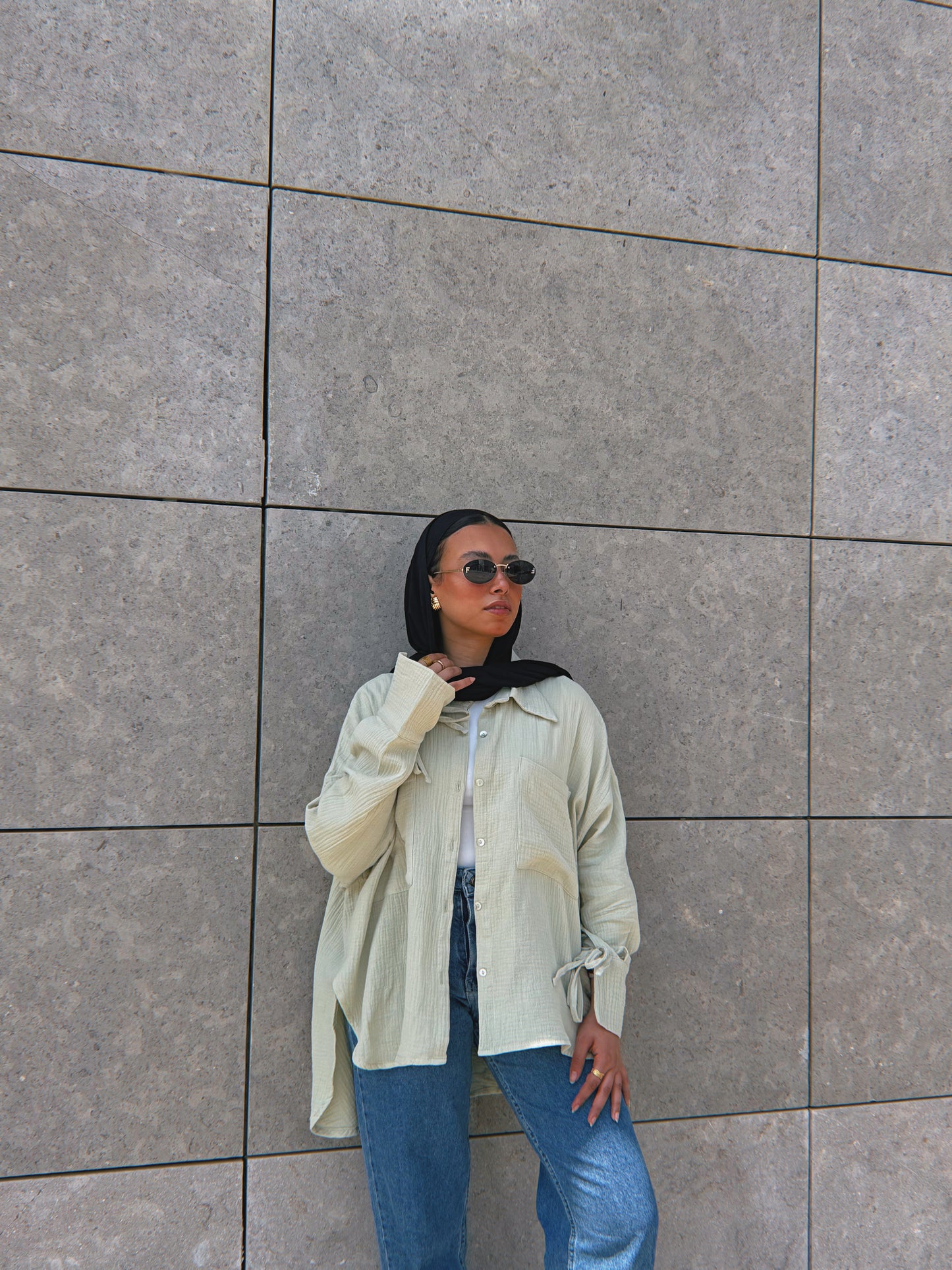 Blooming Shirt - Basil