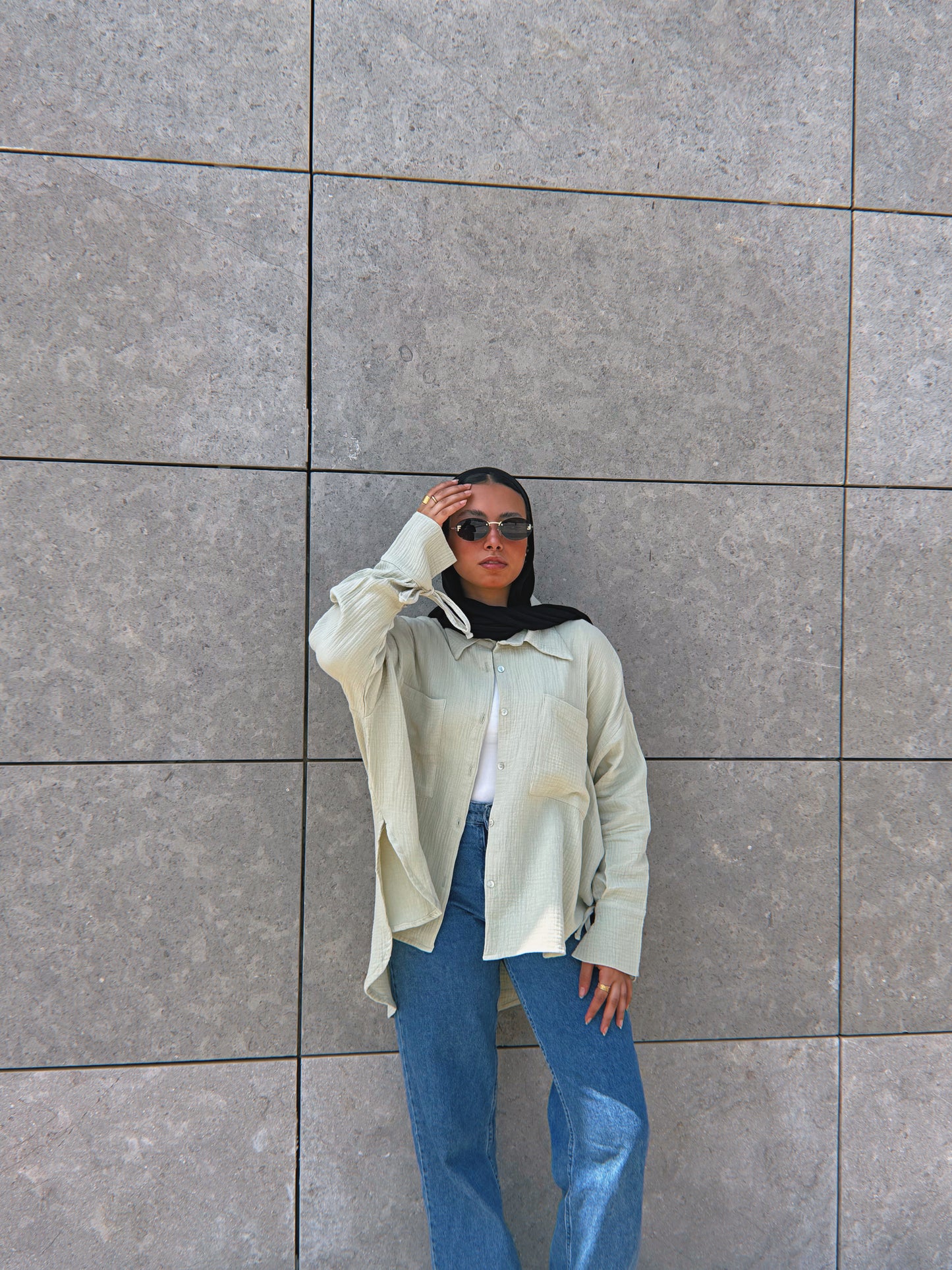 Blooming Shirt - Basil