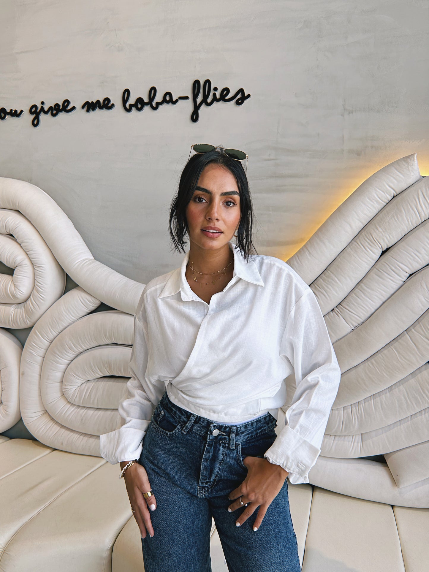 Wrap me shirt - White