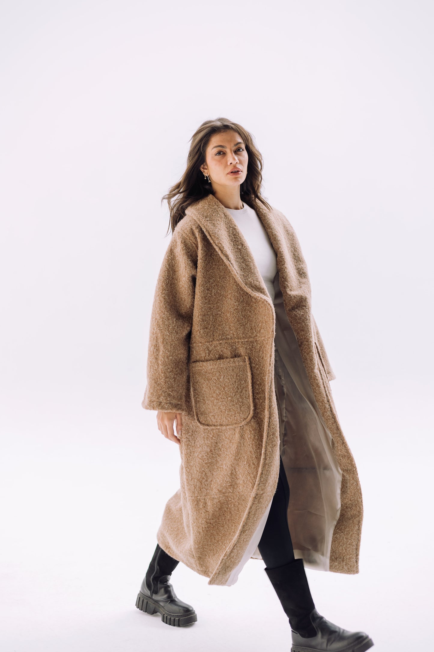 Signature Cozy Coat - Cafe