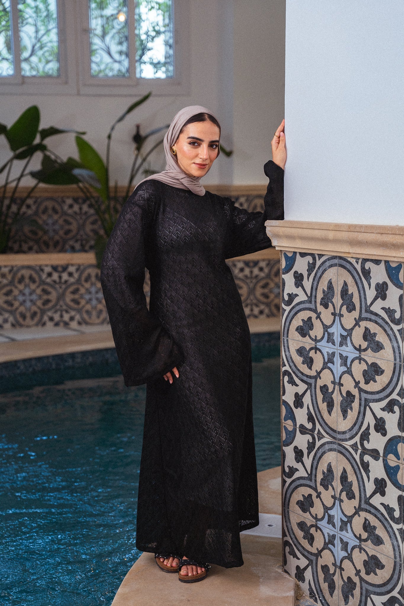 Remal Knit Dress - Black