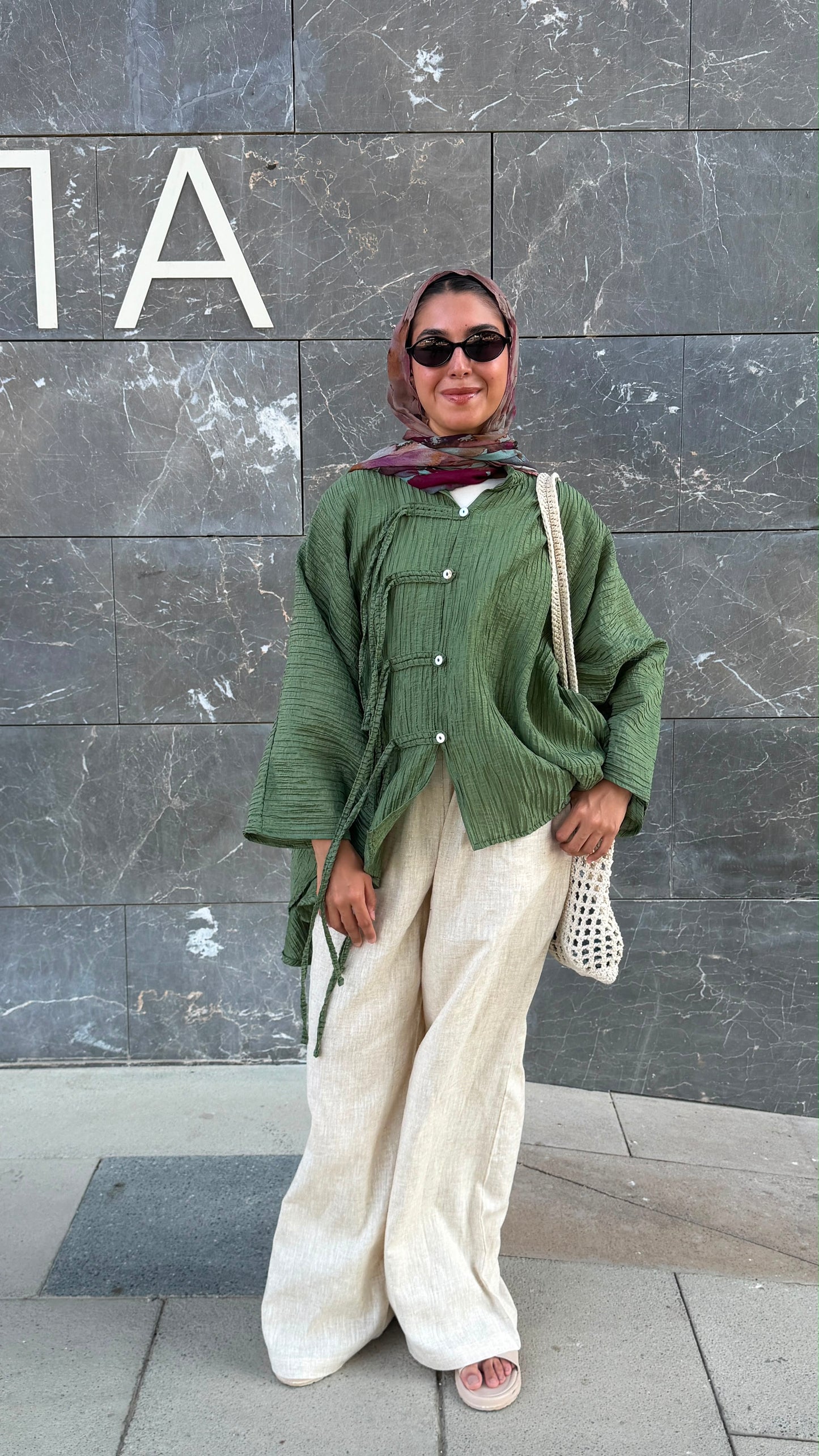 Rahaf Top - Olive