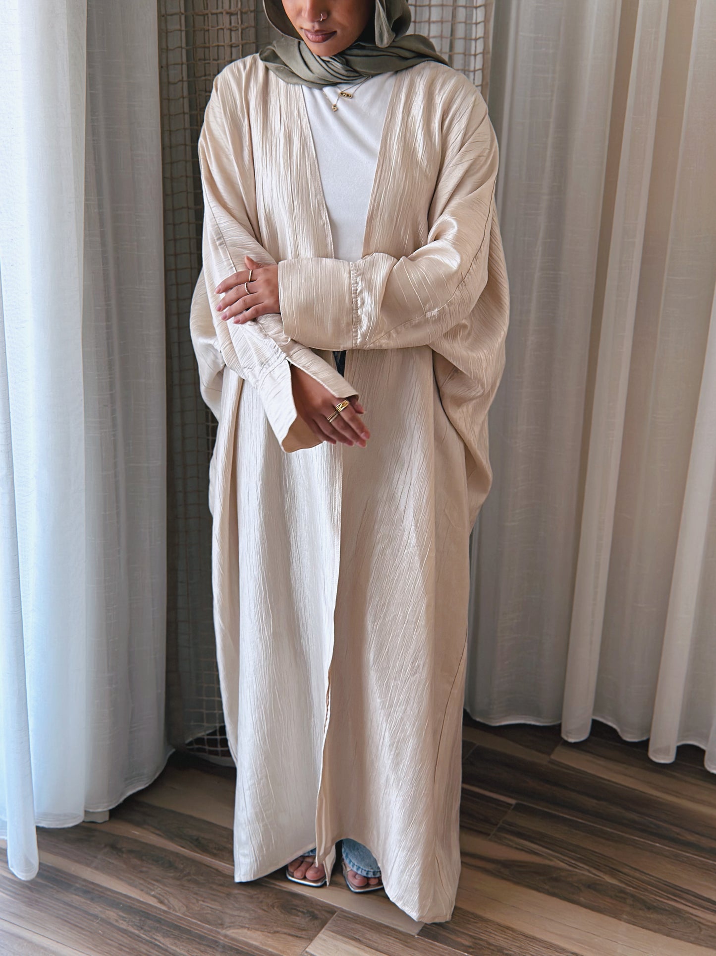 Simply Elegant Kaftan - Gold
