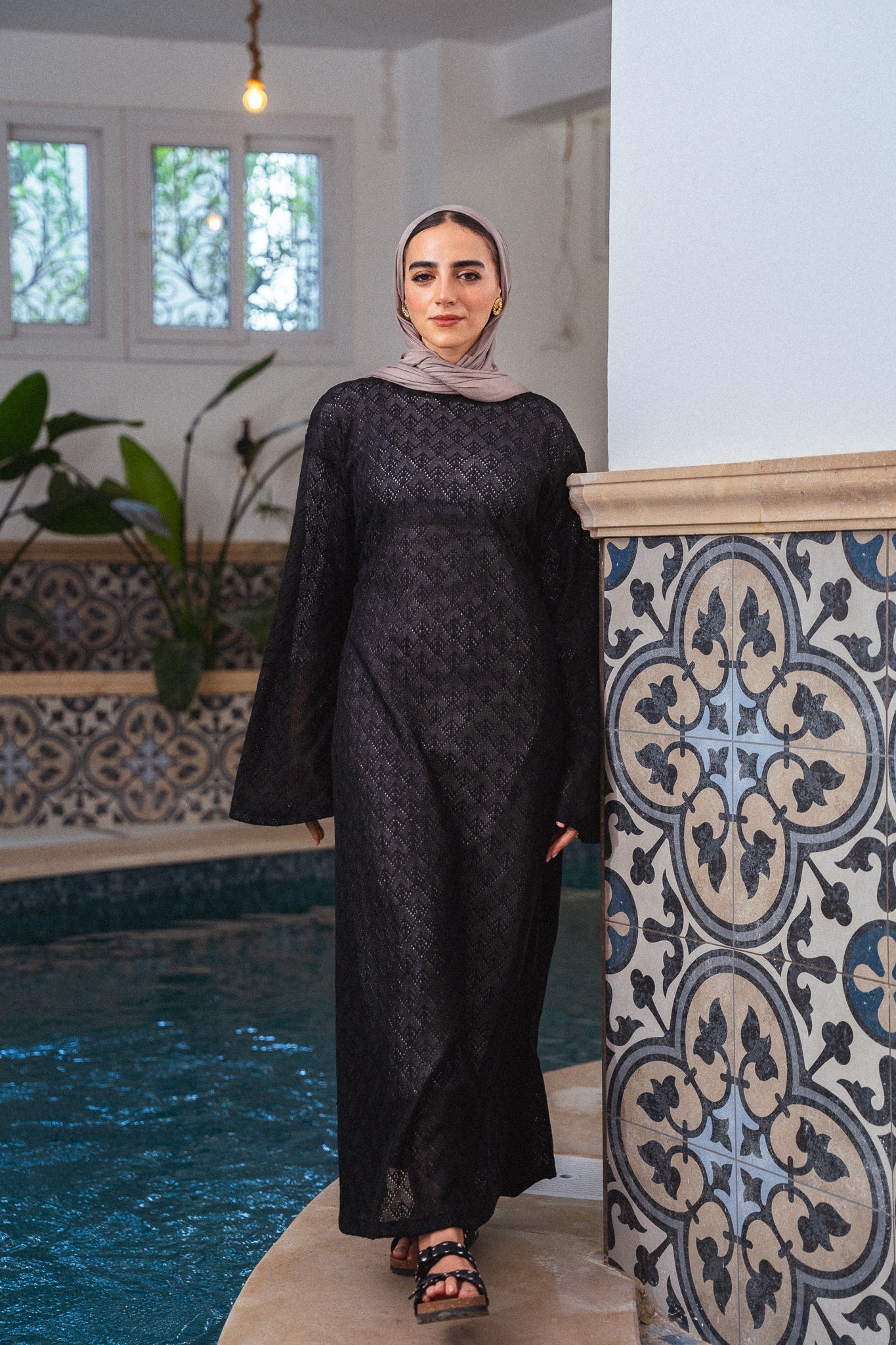 Remal Knit Dress - Black