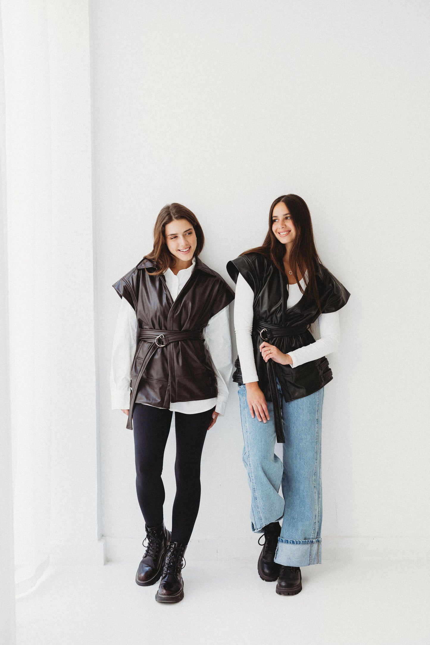 Statement Vest - Brown