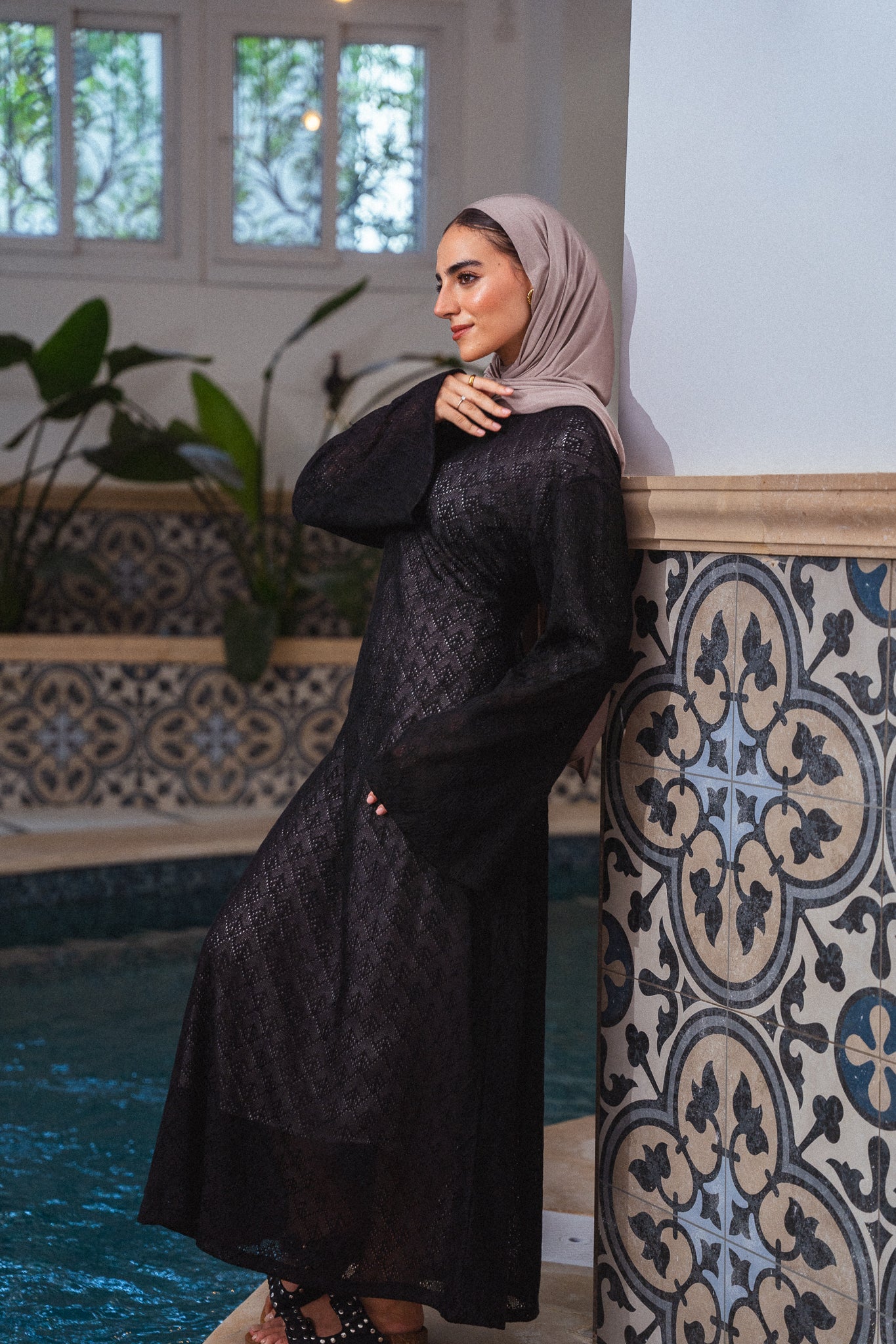 Remal Knit Dress - Black