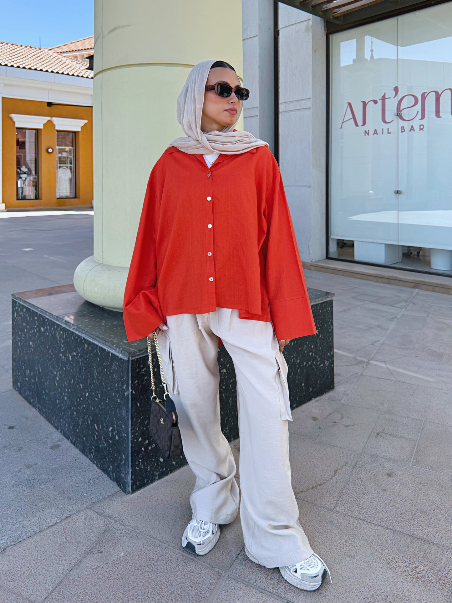 Ease Shirt - Chrome Orange