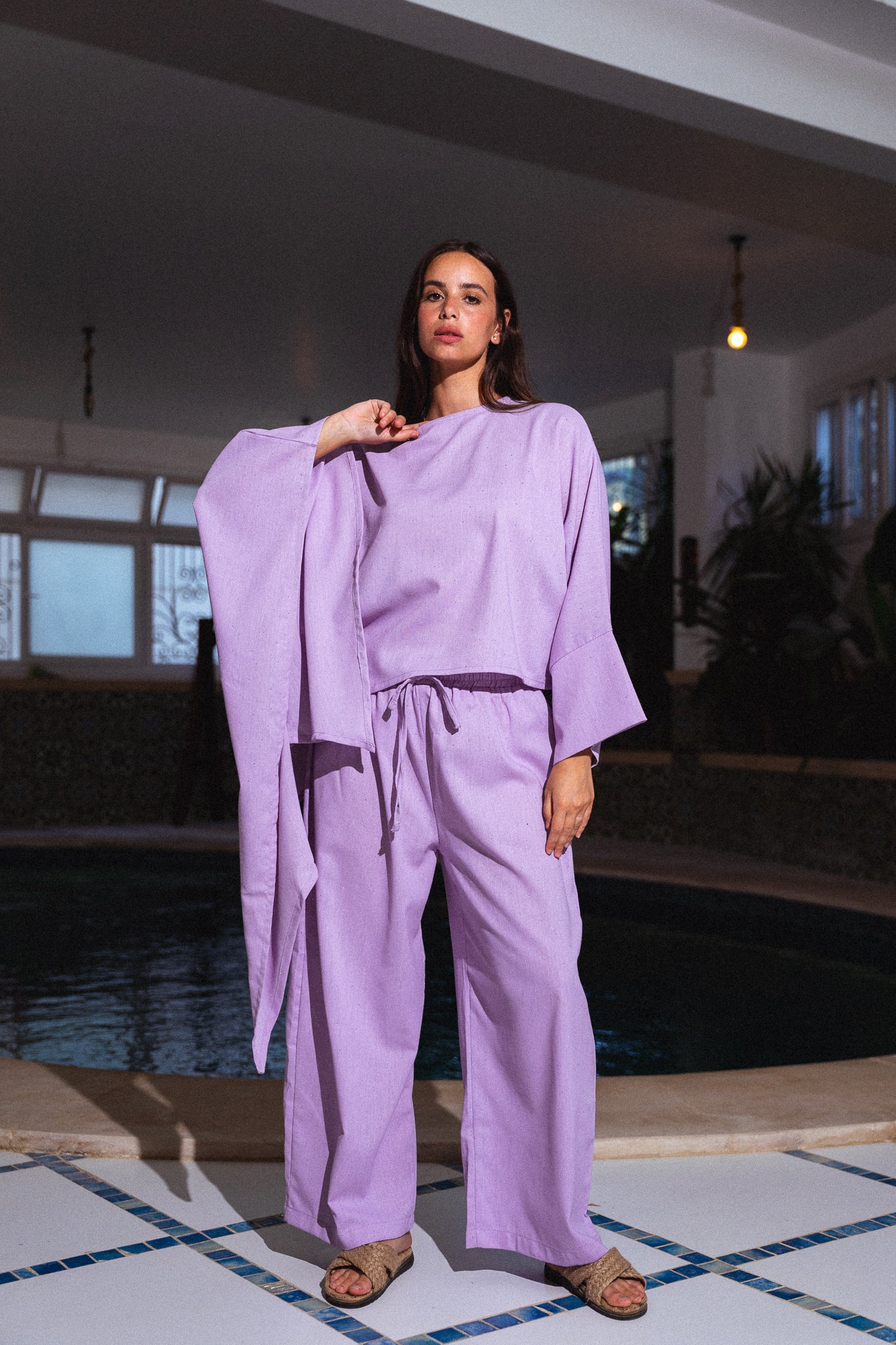 Dazzled Zomorod Set - Lilac
