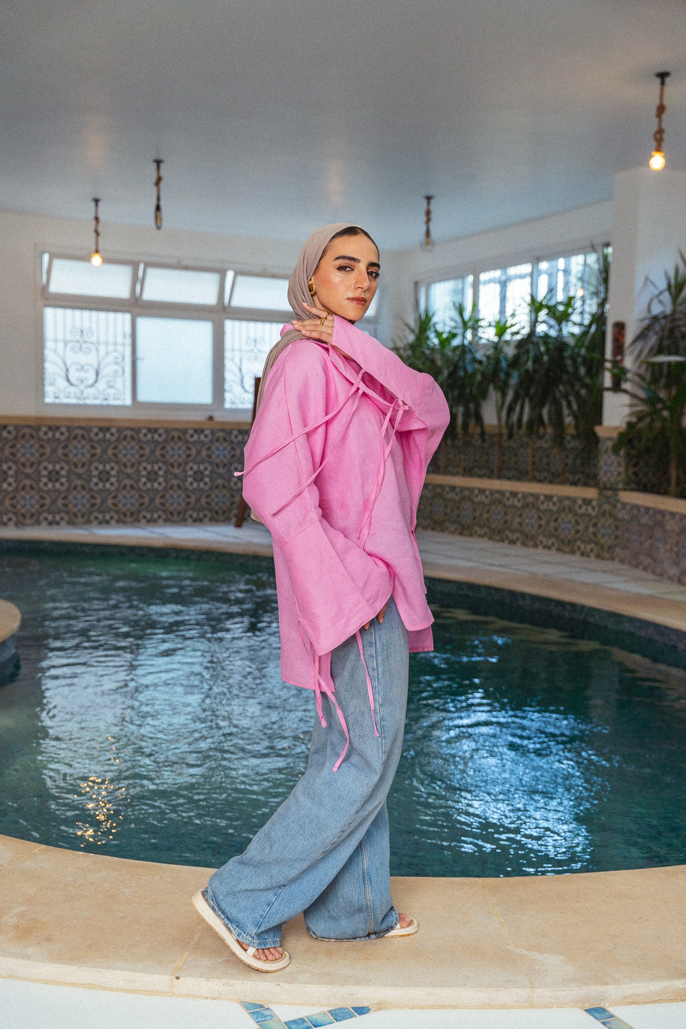 Linen Soul Top - Pink