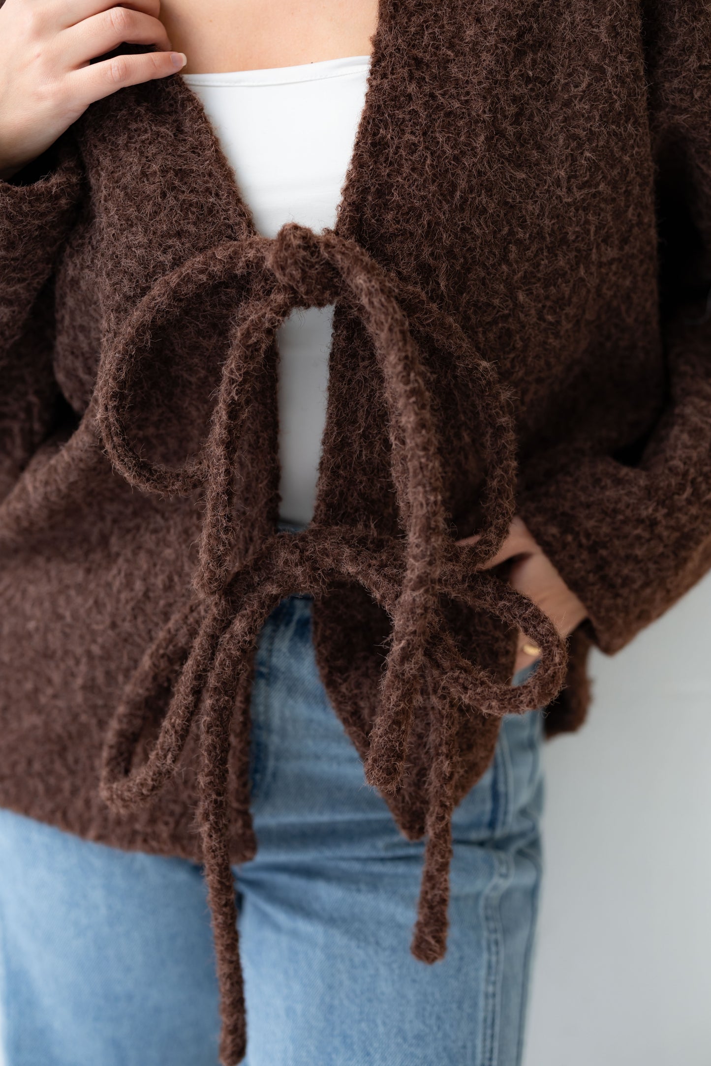 Dream Butterfly Top - Cocoa Brown