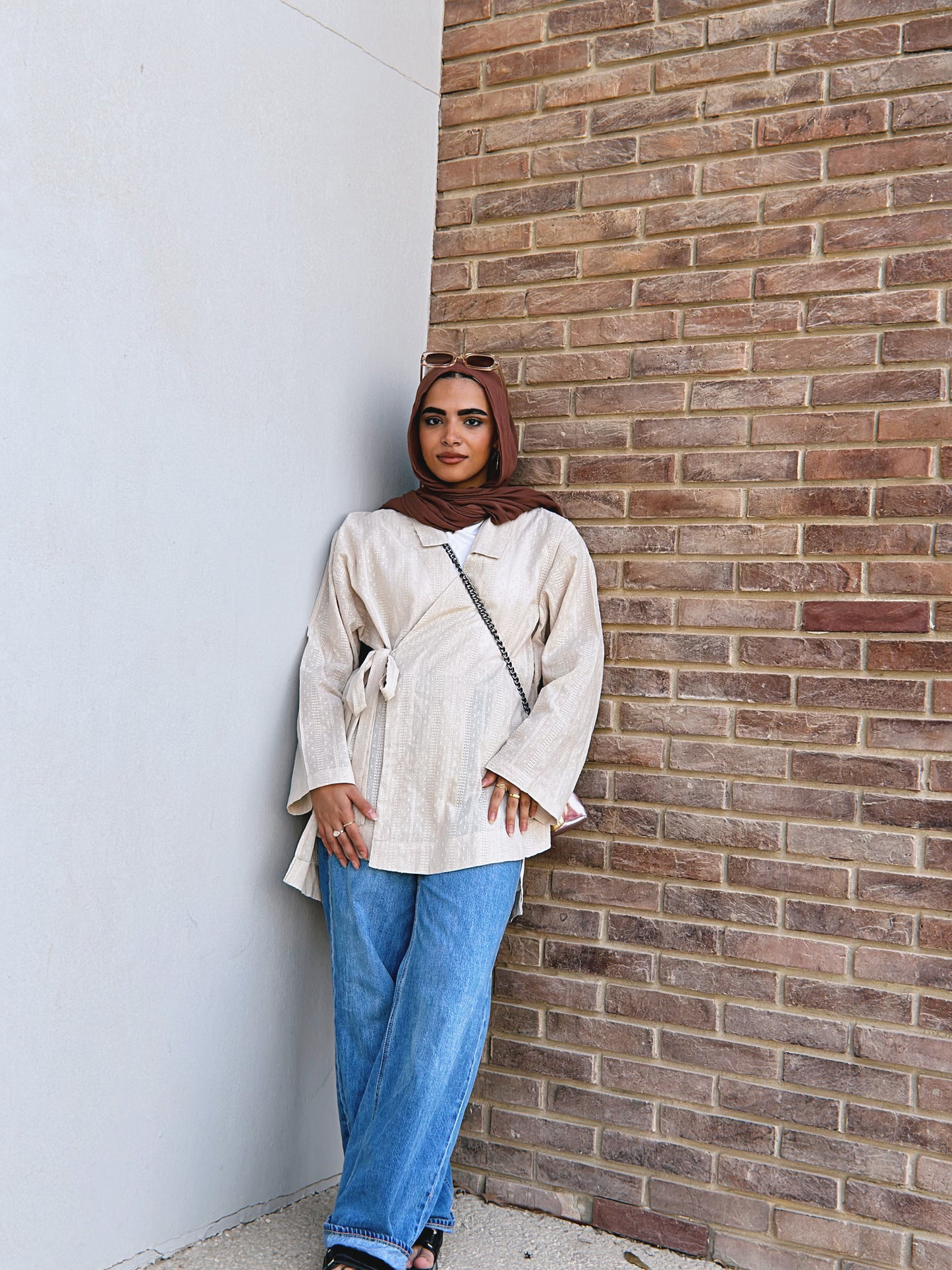 Let Me Breathe Kimono - khaki