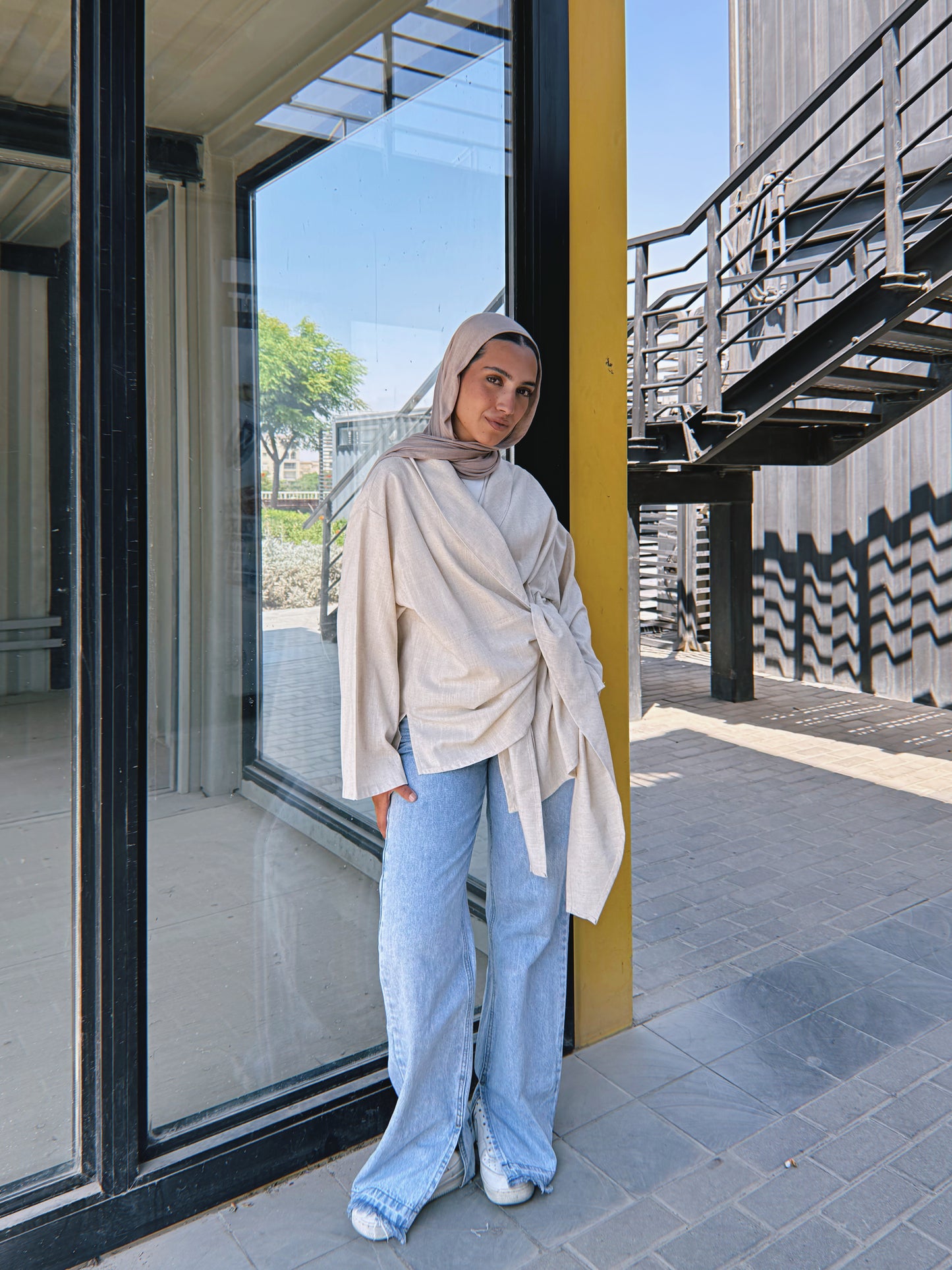 Softly Wrap Kimono - Cream