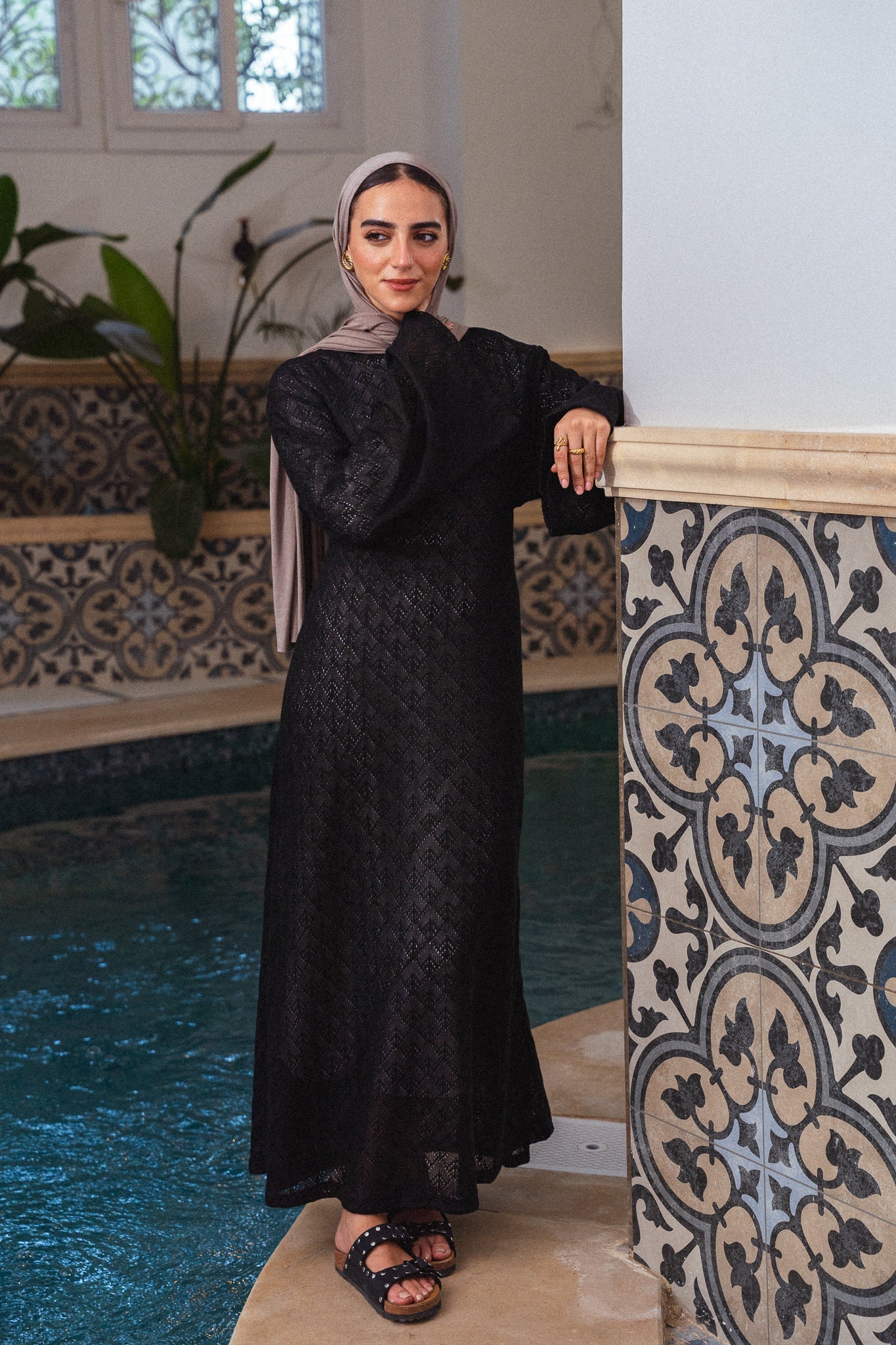 Remal Knit Dress - Black