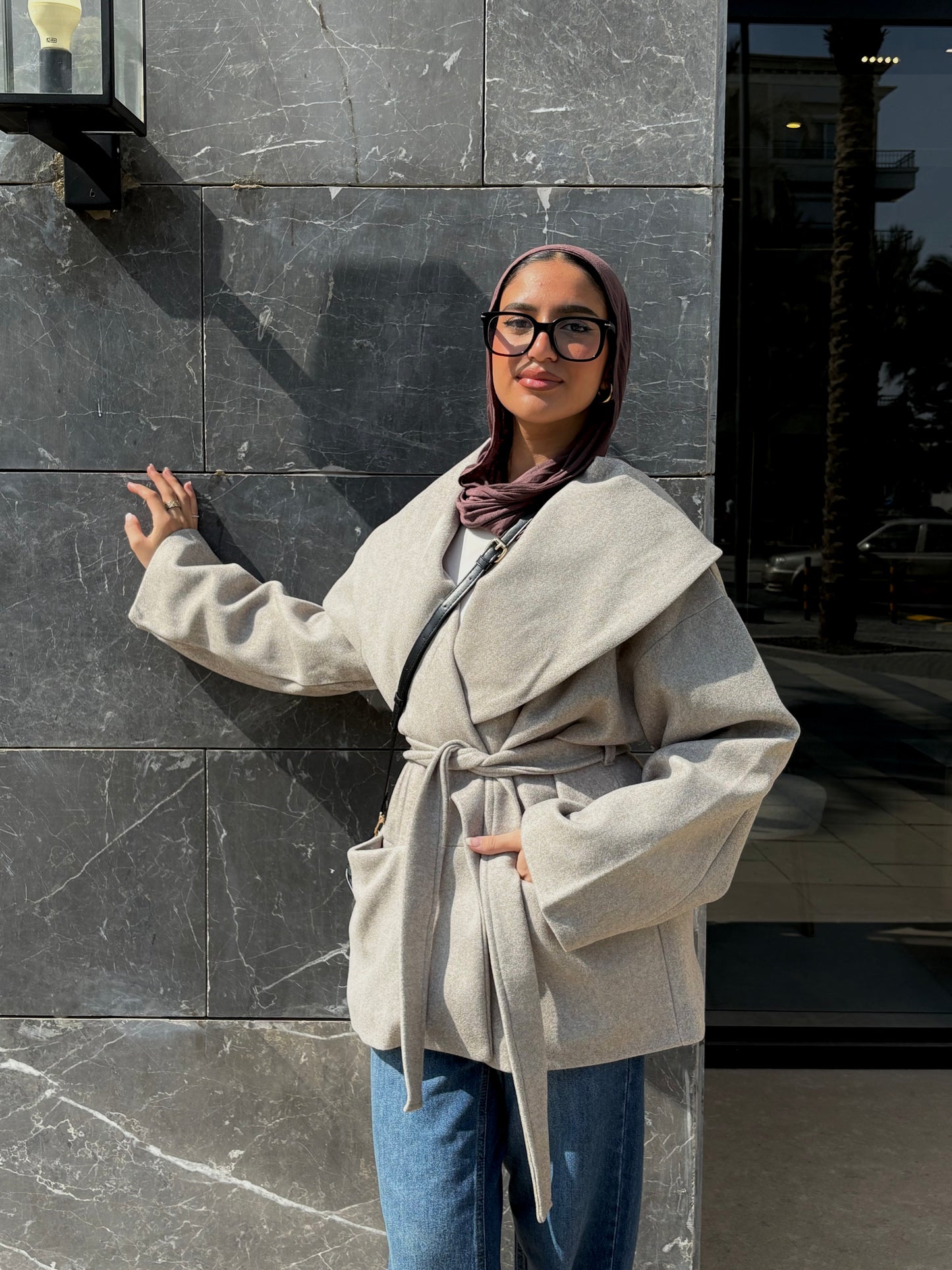 Winter Pearl Jacket - Dusty Beige