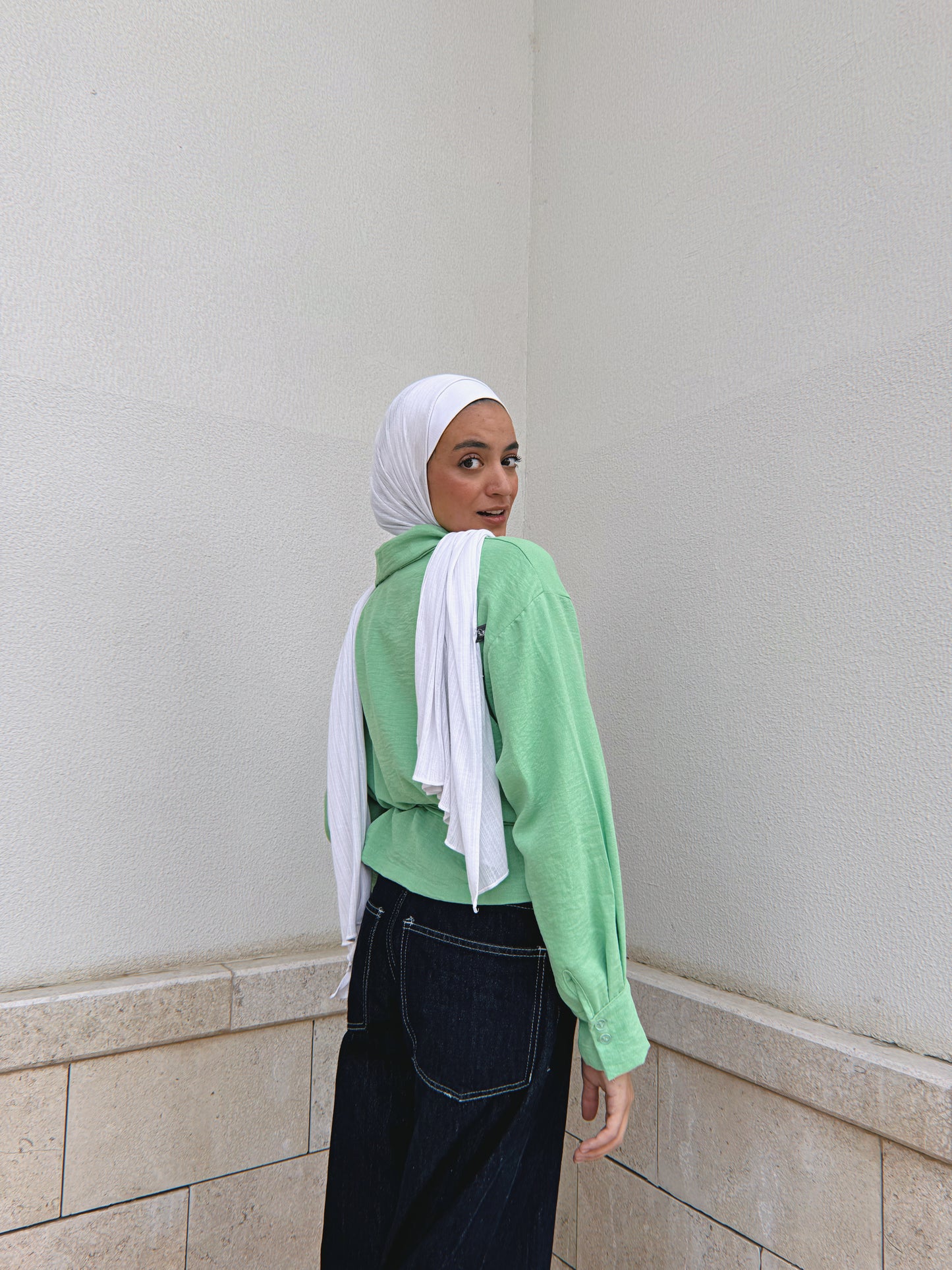 Wrap me shirt - Seafoam