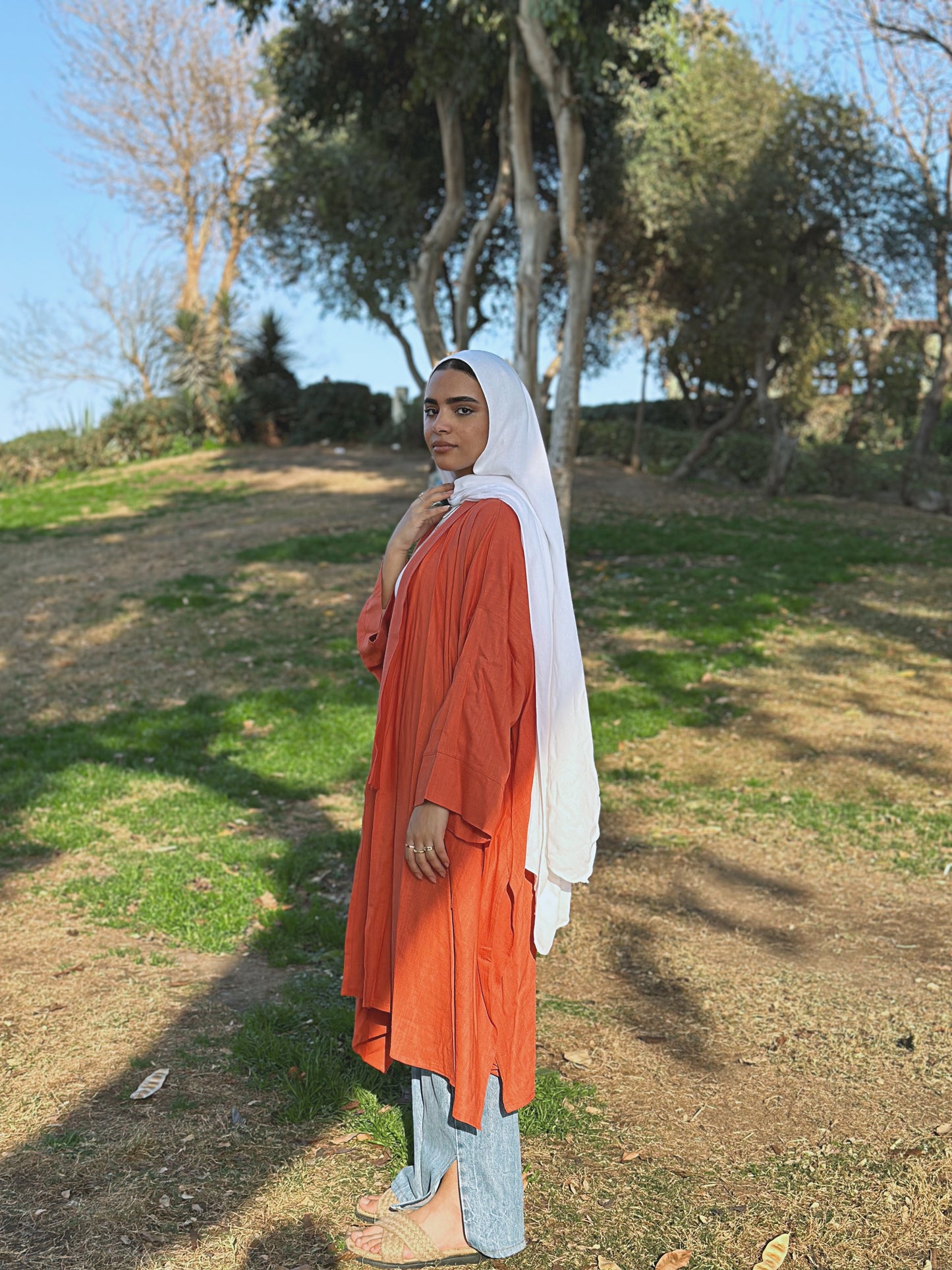 Flowy kimono - Pastel Orange