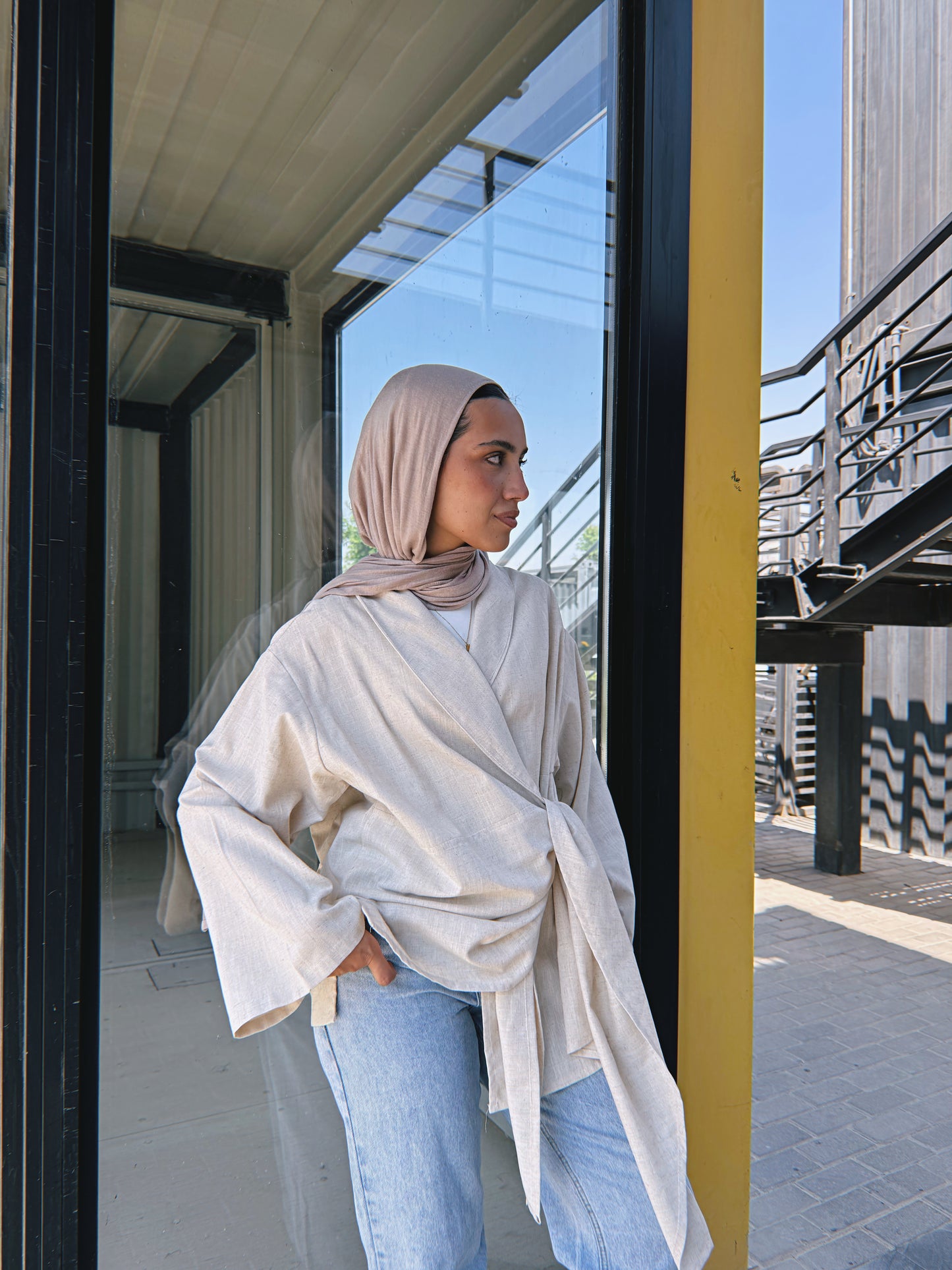 Softly Wrap Kimono - Cream