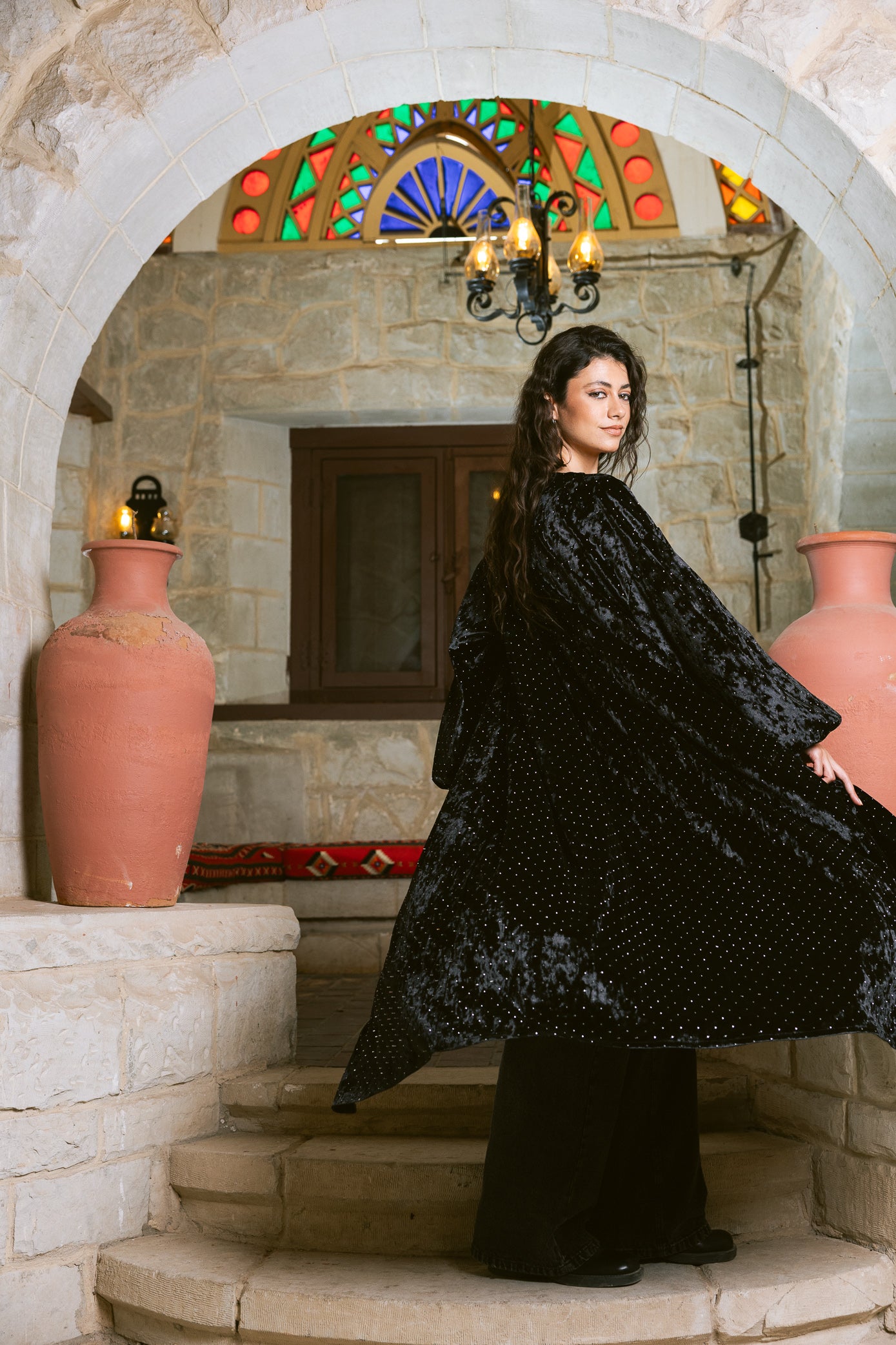 Moonfall Kimono - Black