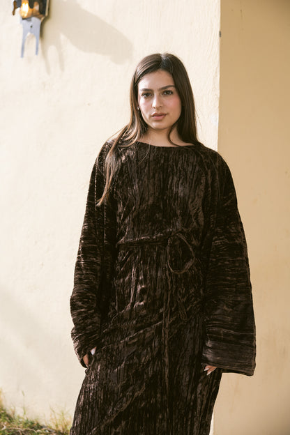 Butterfly Dress - Deep Cocoa