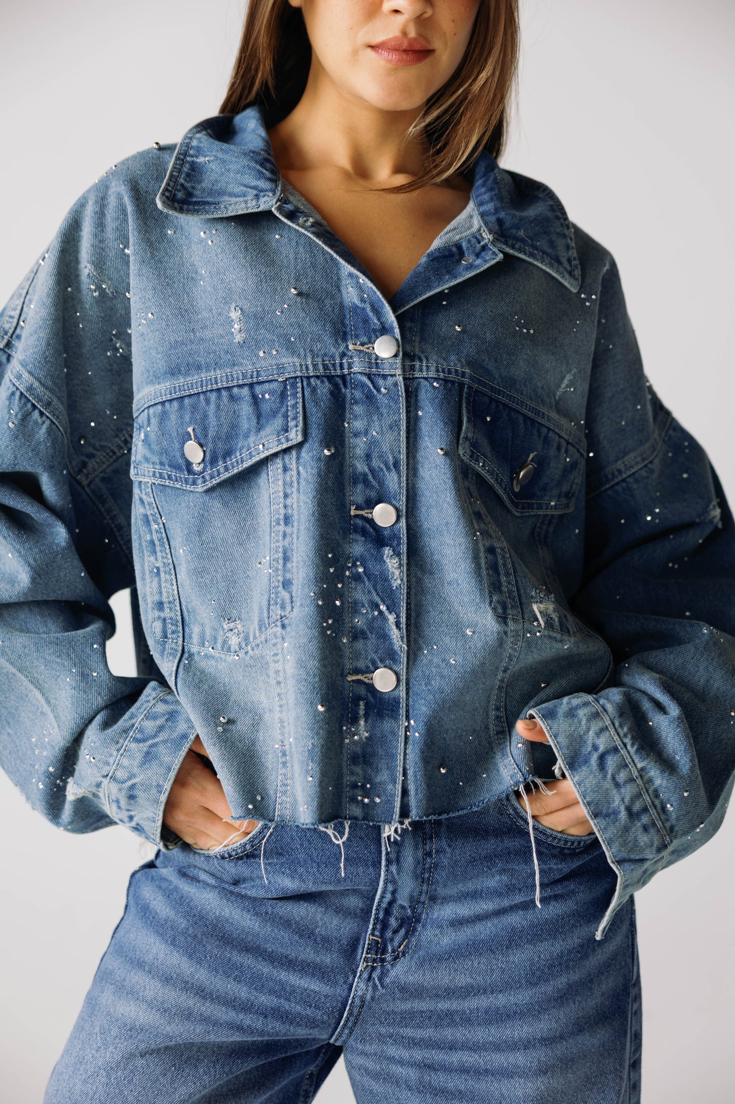 Starfall Denim Jacket - Vintage Blue