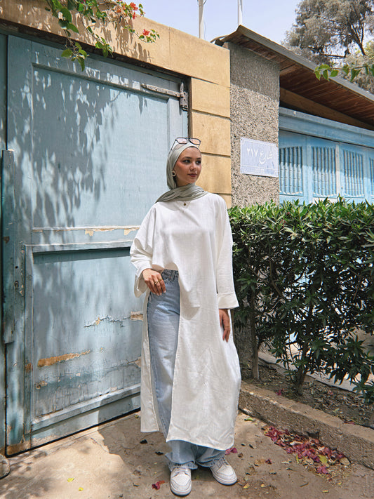 Asilah Top - White