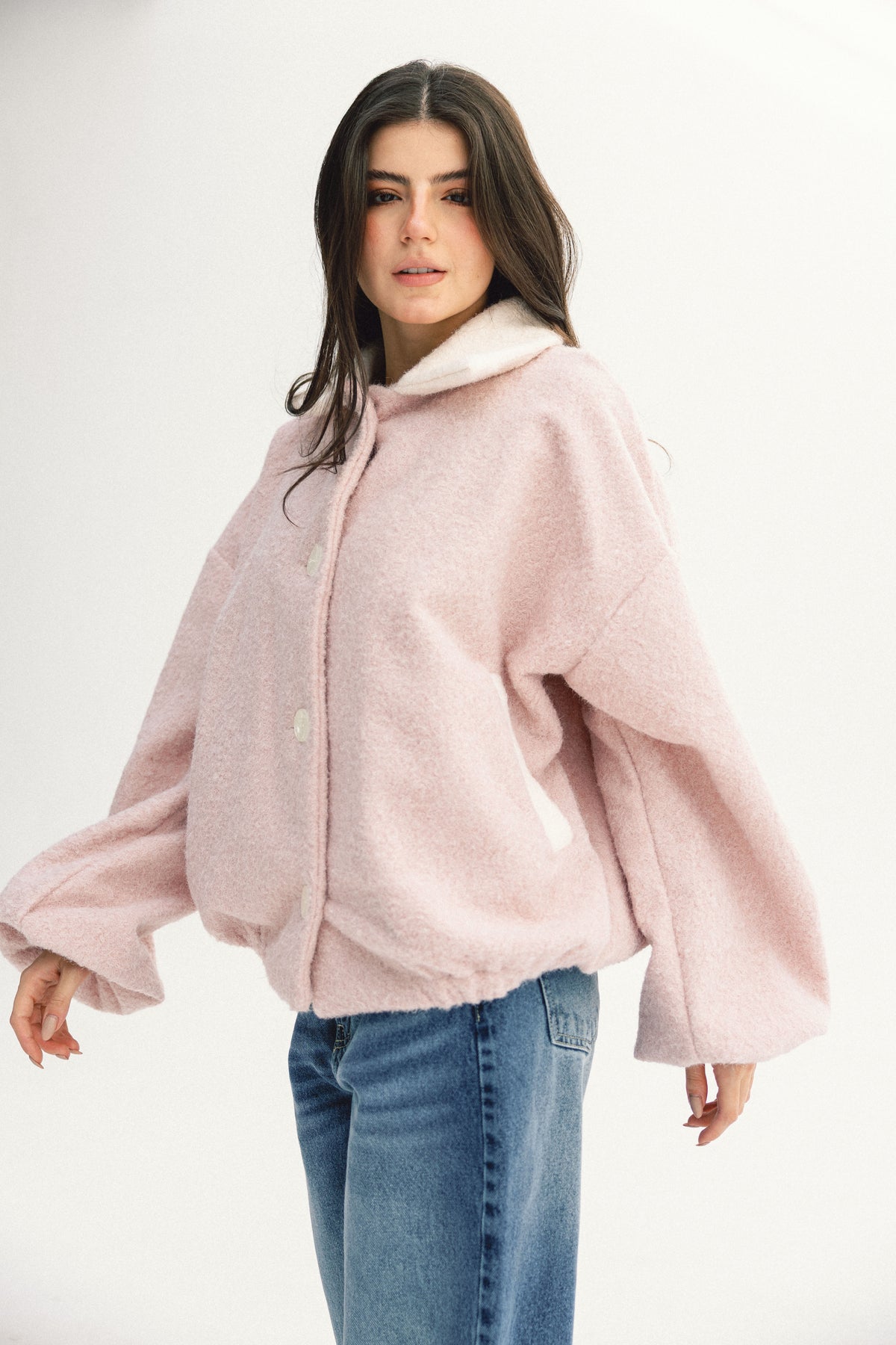 Nonchalant Jacket - Powder Pink