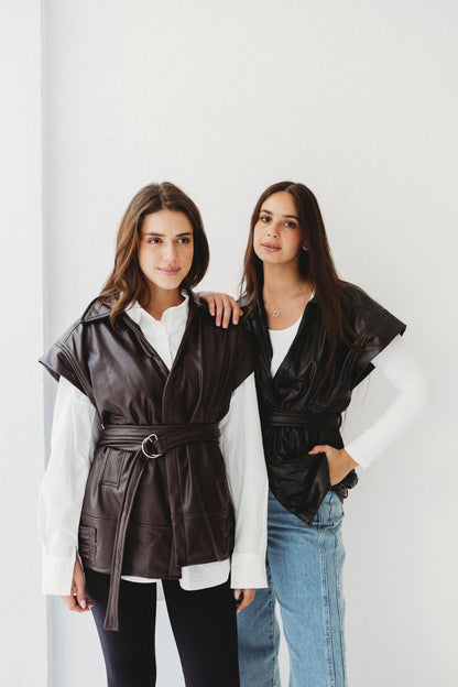 Statement Vest - Black