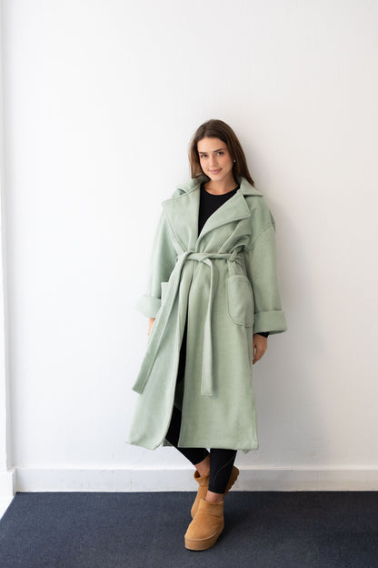 Keep Me Warm Coat - Mint