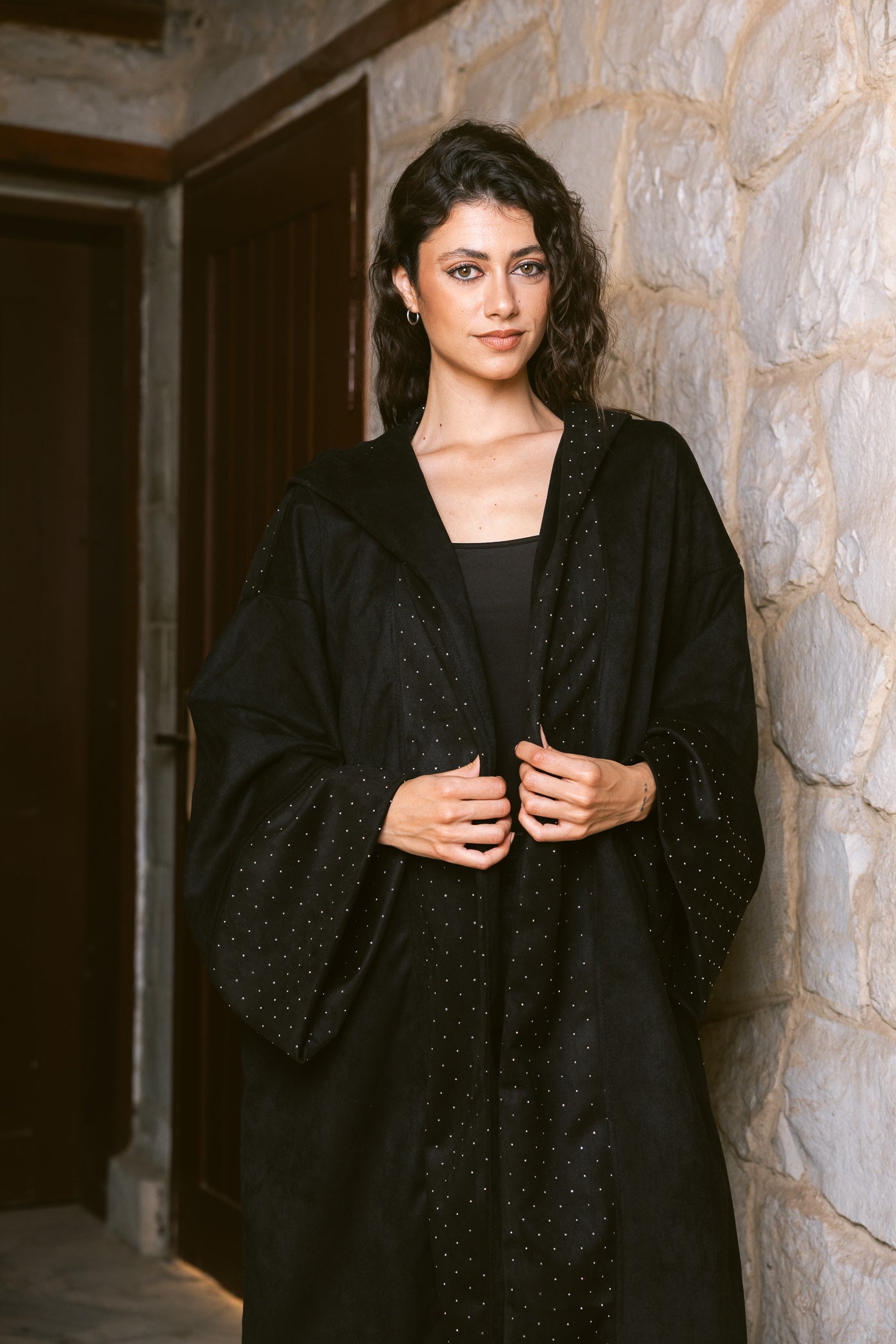 Sukoon Kaftan - Black