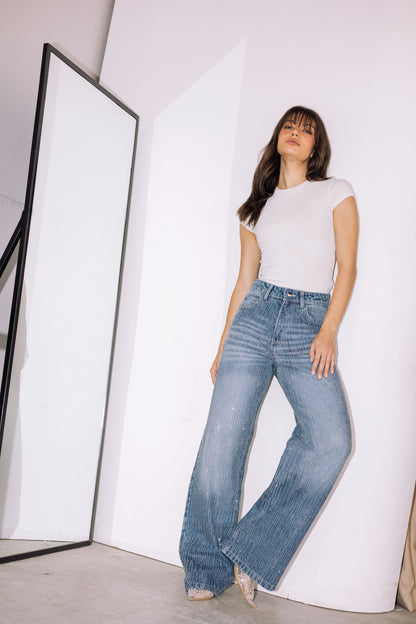 Showstopper Denim Pants - Washed Blue