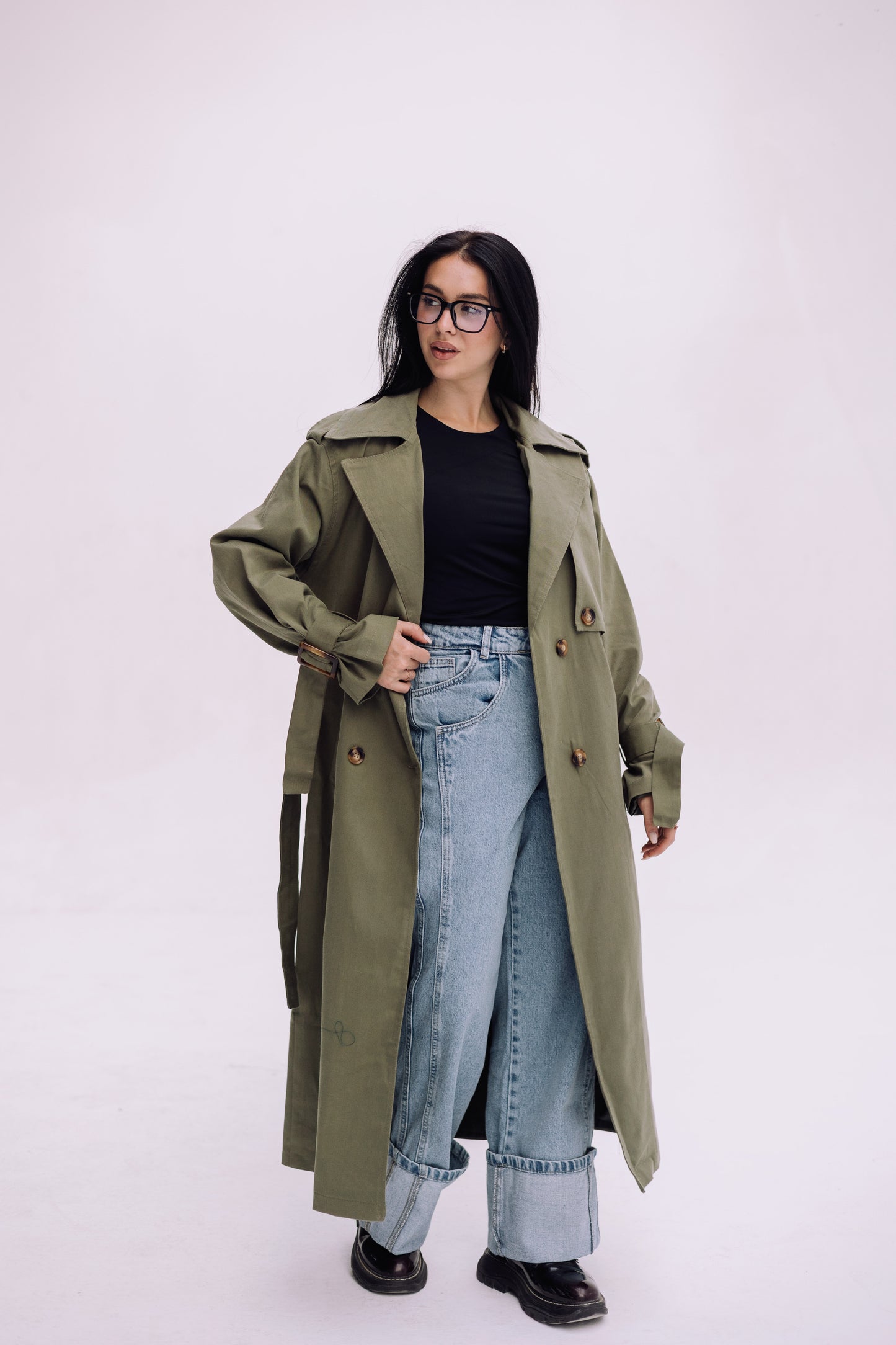 Trench Coat - Olive