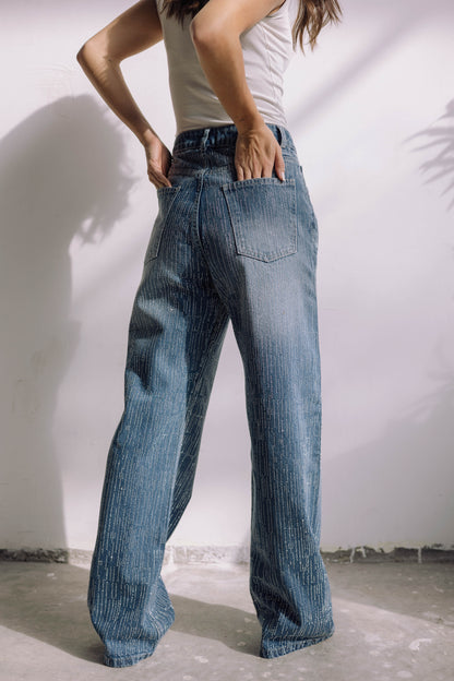 Showstopper Denim Pants - Washed Blue