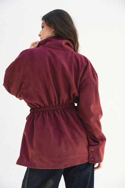 Comfort Zone Jacket - Burgundy