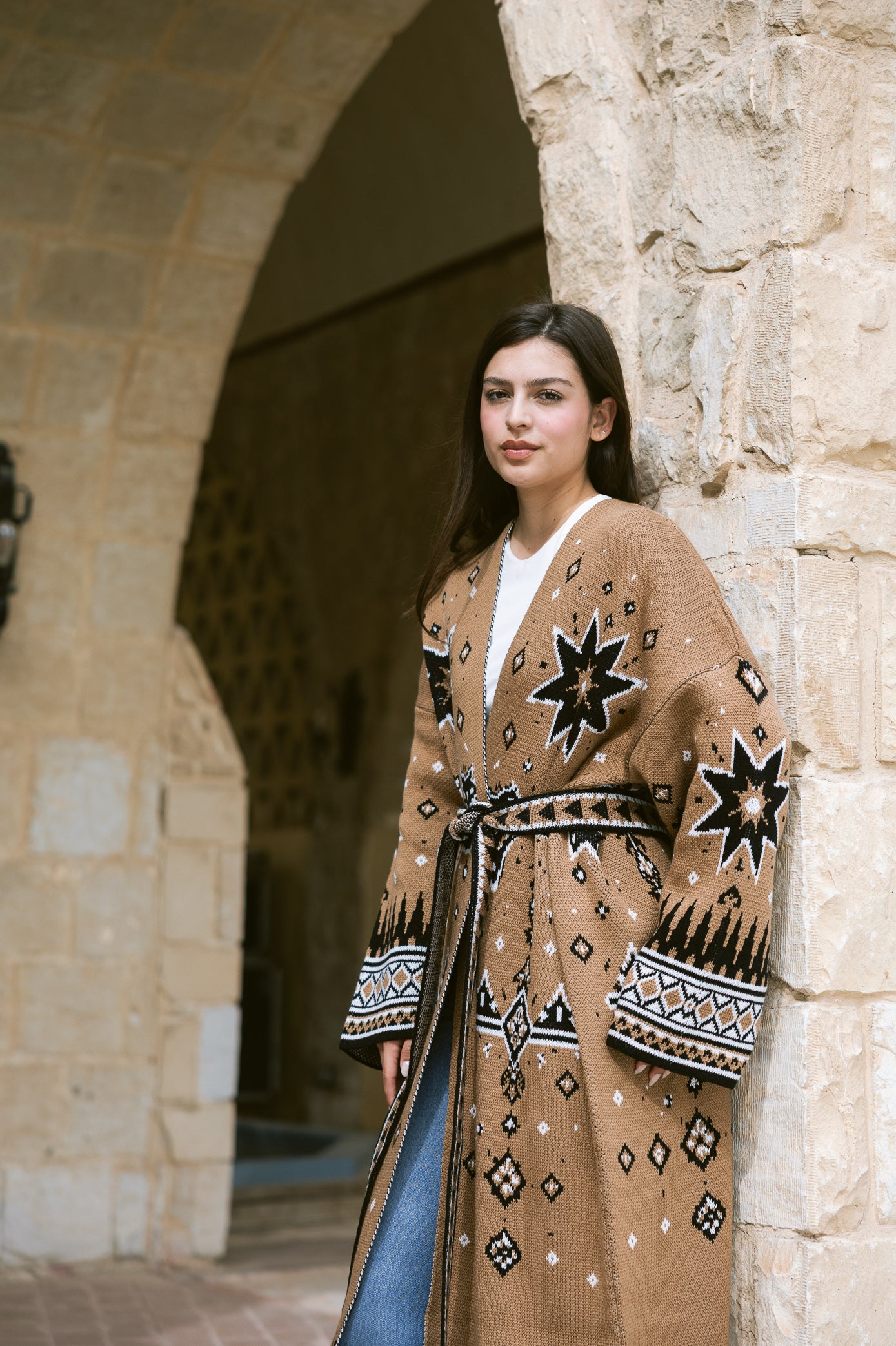 Nojom Cardigan - Sand