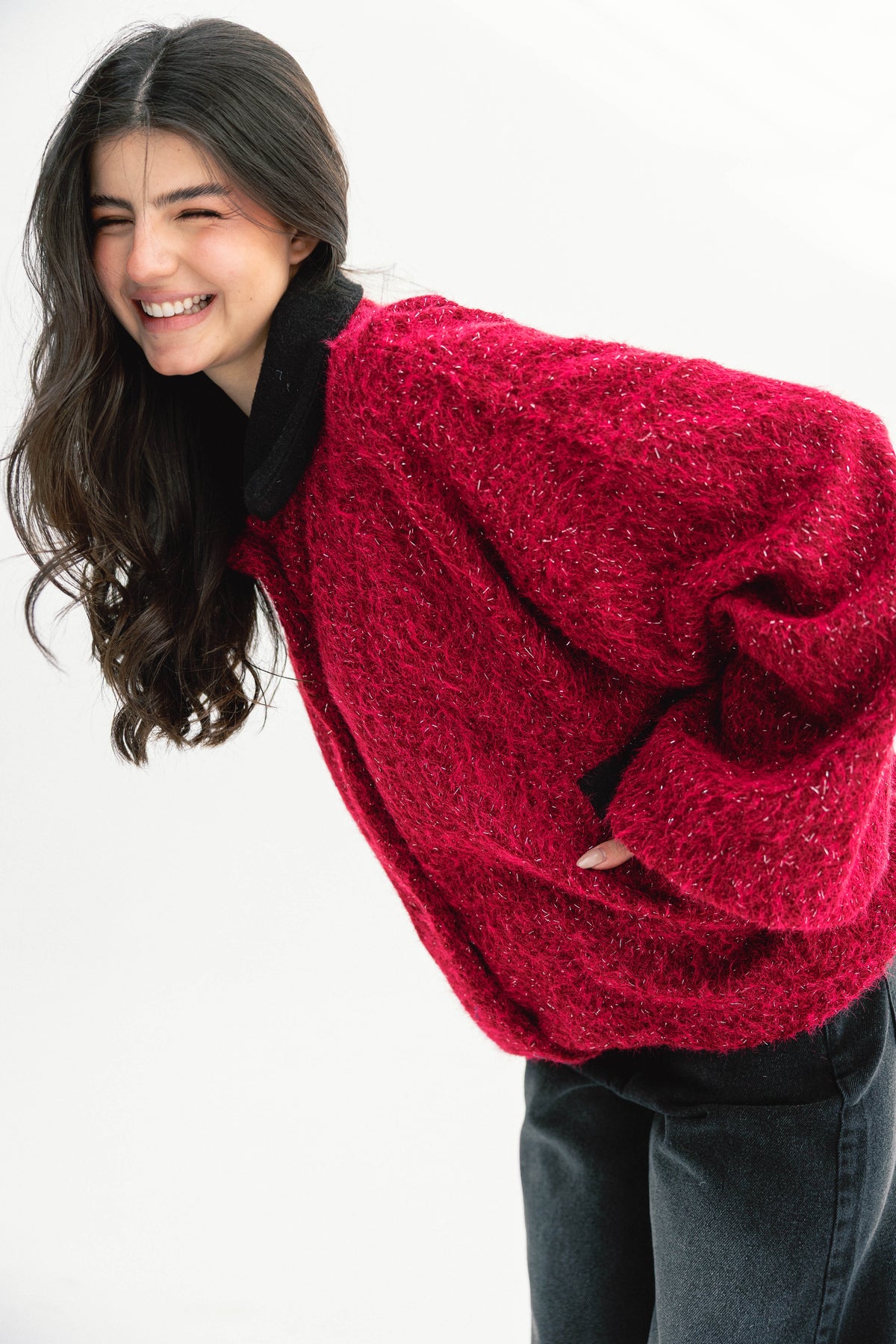 Nonchalant Jacket - Cherry Red