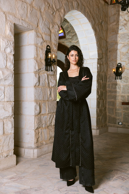 Sky Dust Kaftan - Black