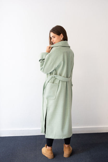 Keep Me Warm Coat - Mint