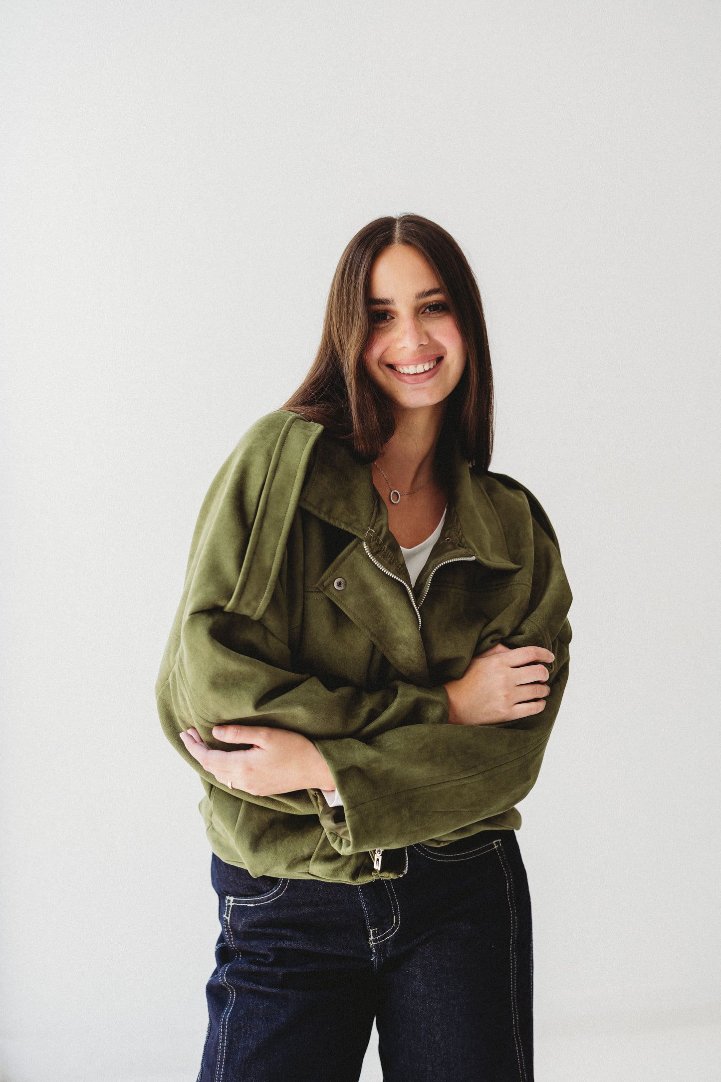 Velvet Storm Jacket - Olive