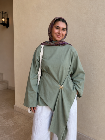 Thuraya Top - Olive