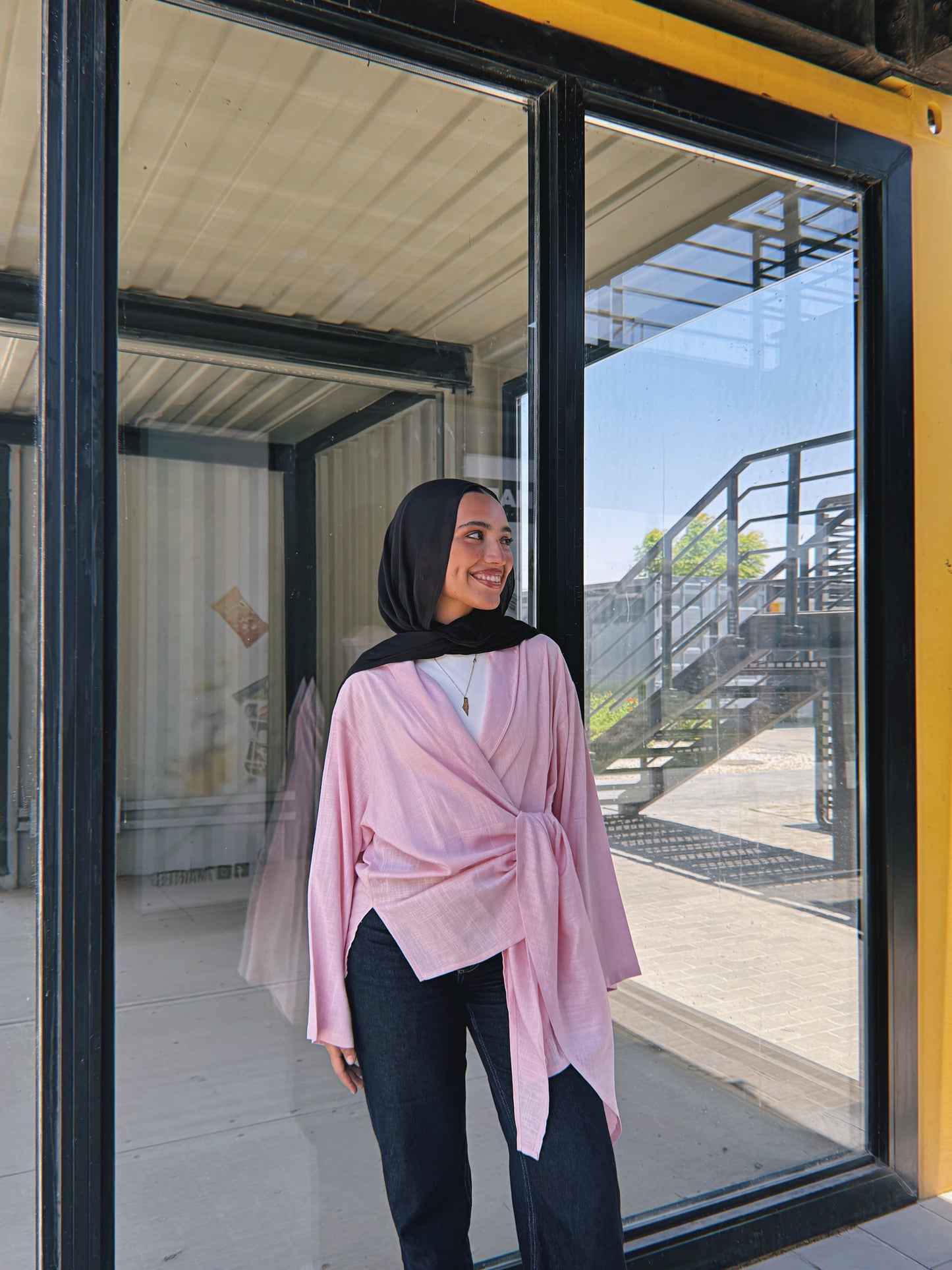 Softly Wrap Kimono - Rose