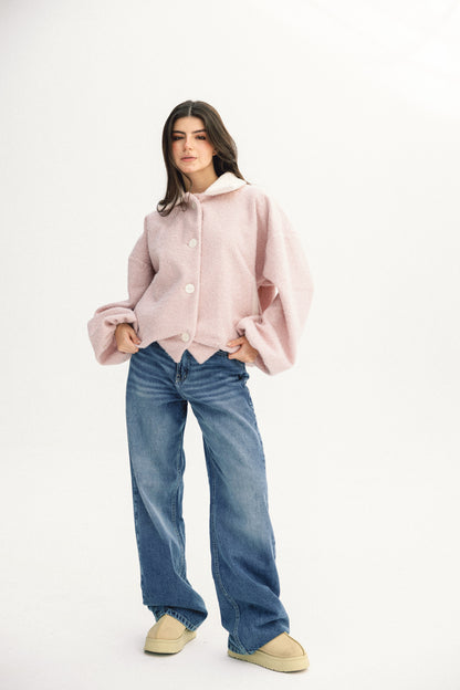 Nonchalant Jacket - Powder Pink